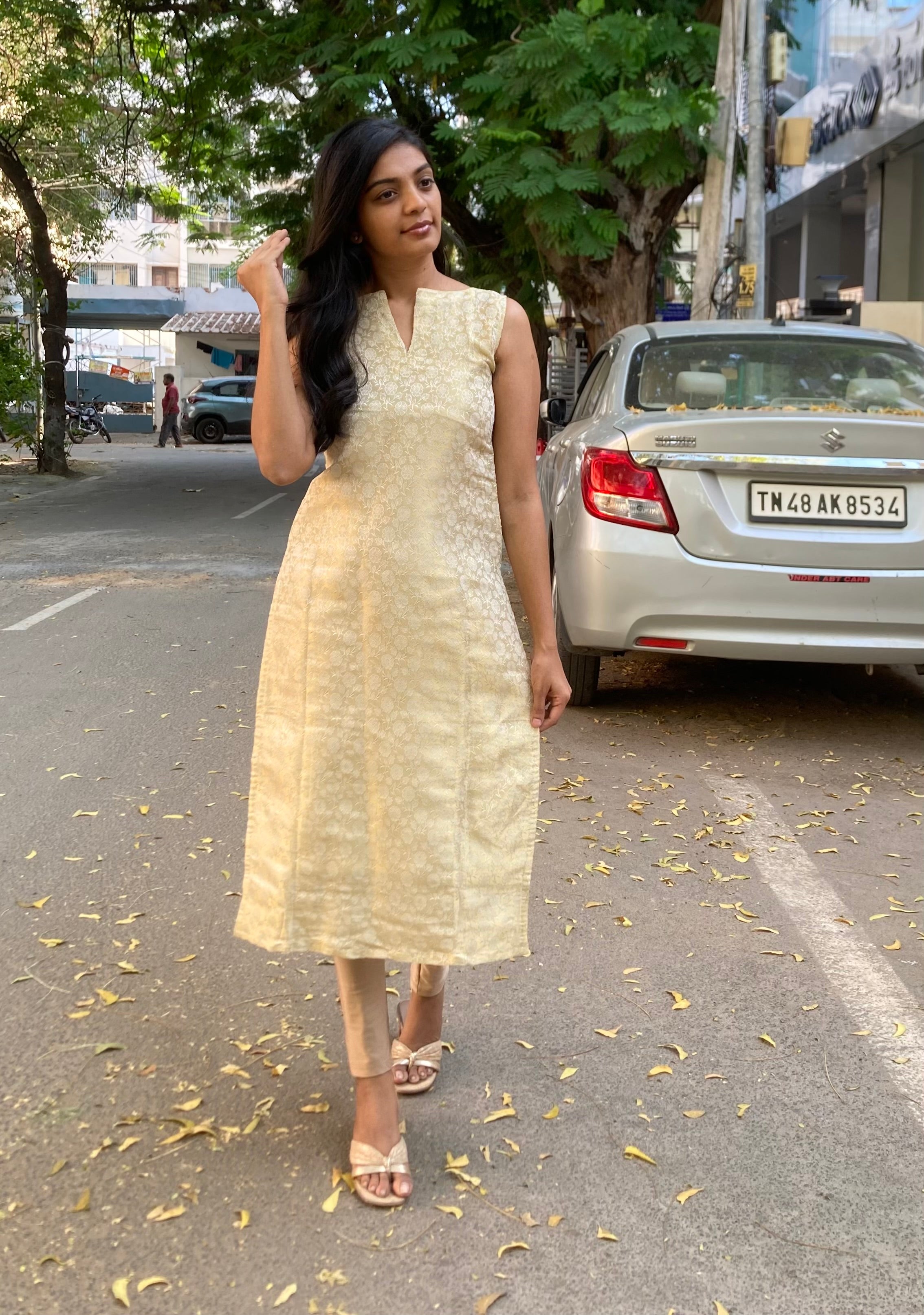 Snowflake kurti
