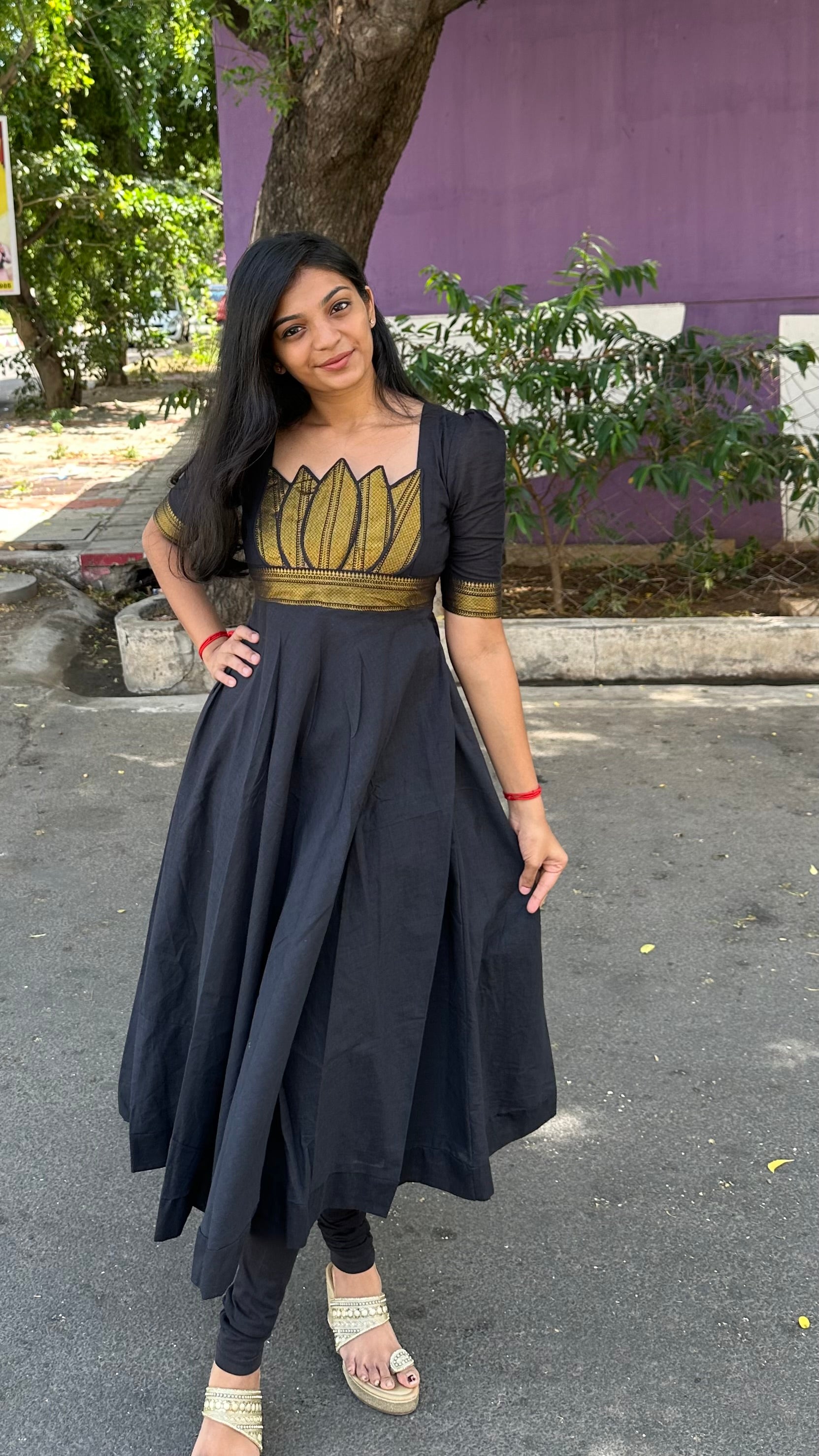 Lotus - Anarkali set