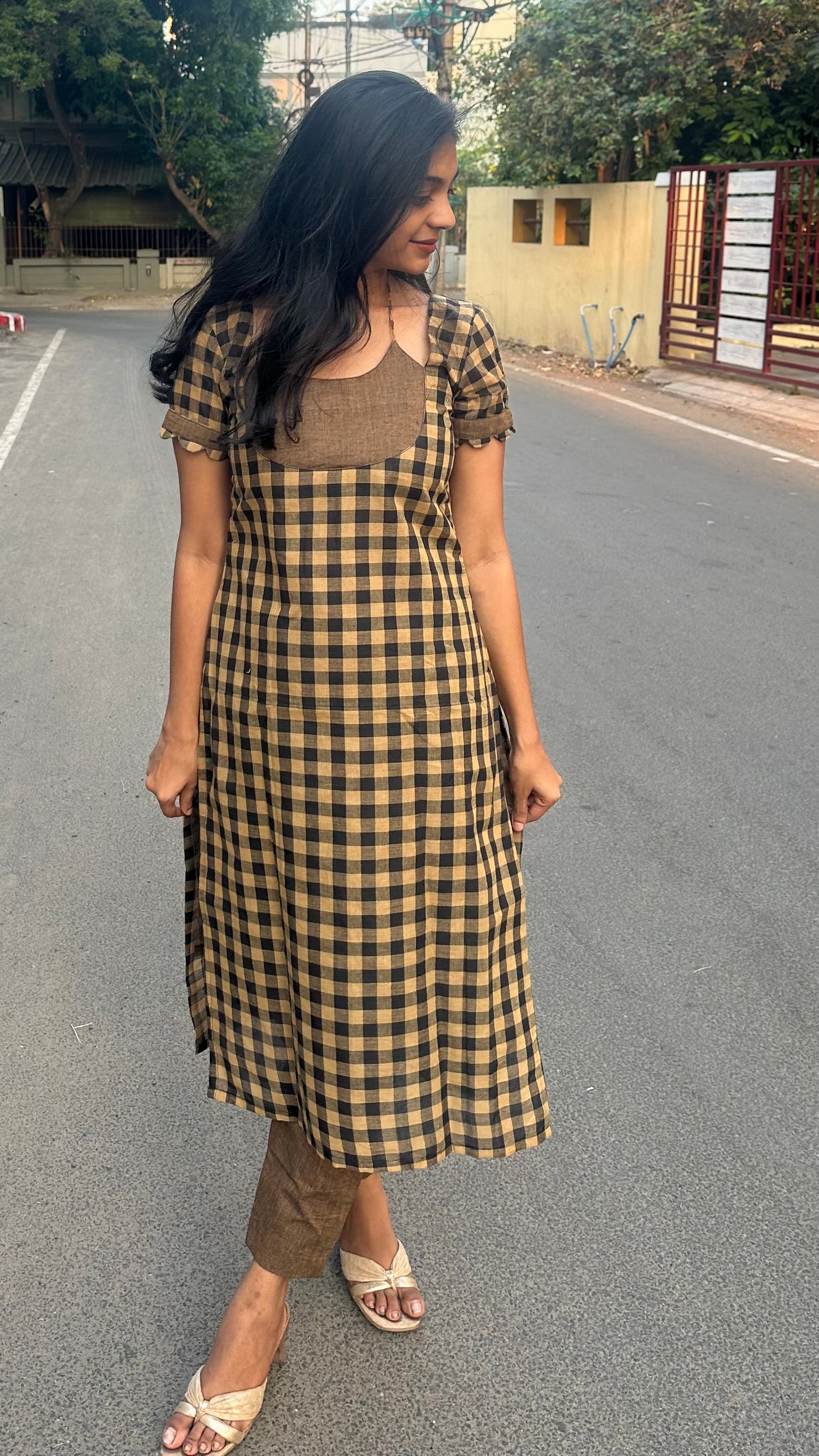 Cotton checks set