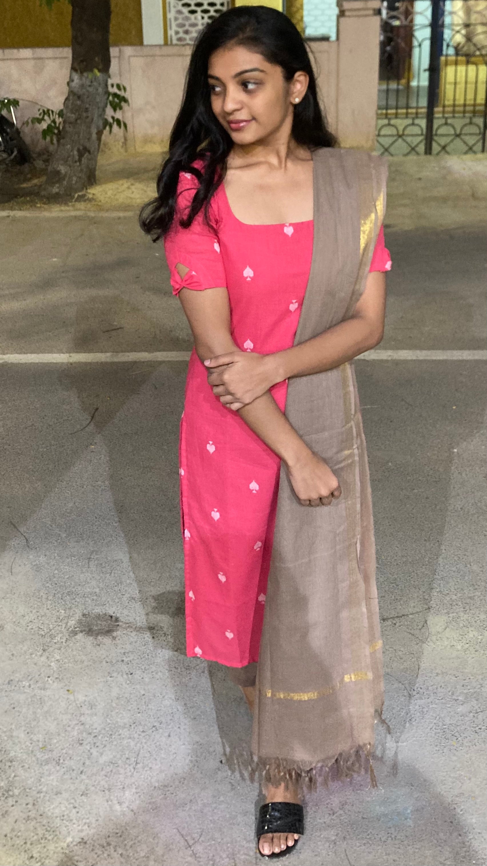 Icy doll- handloom cotton set