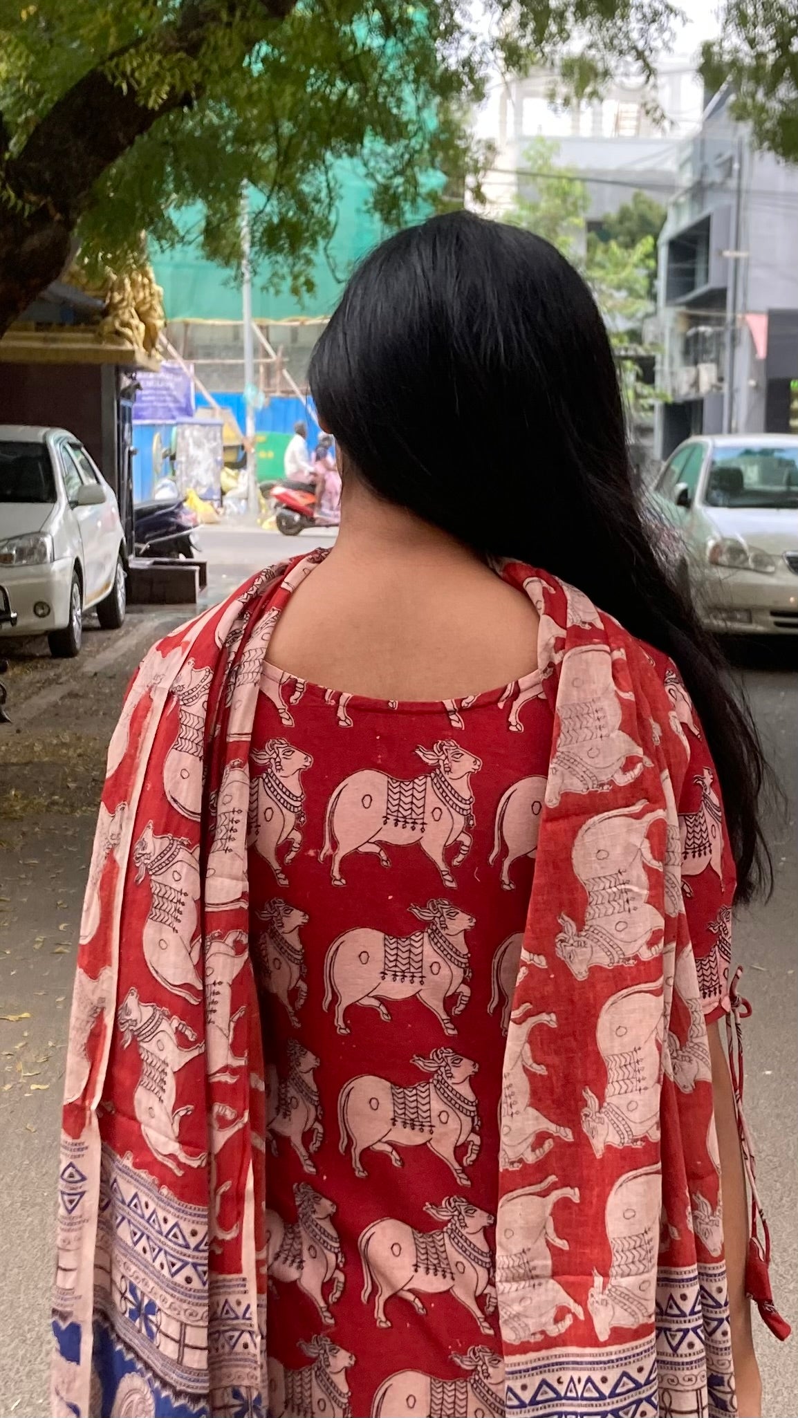 Kalamkari - Red