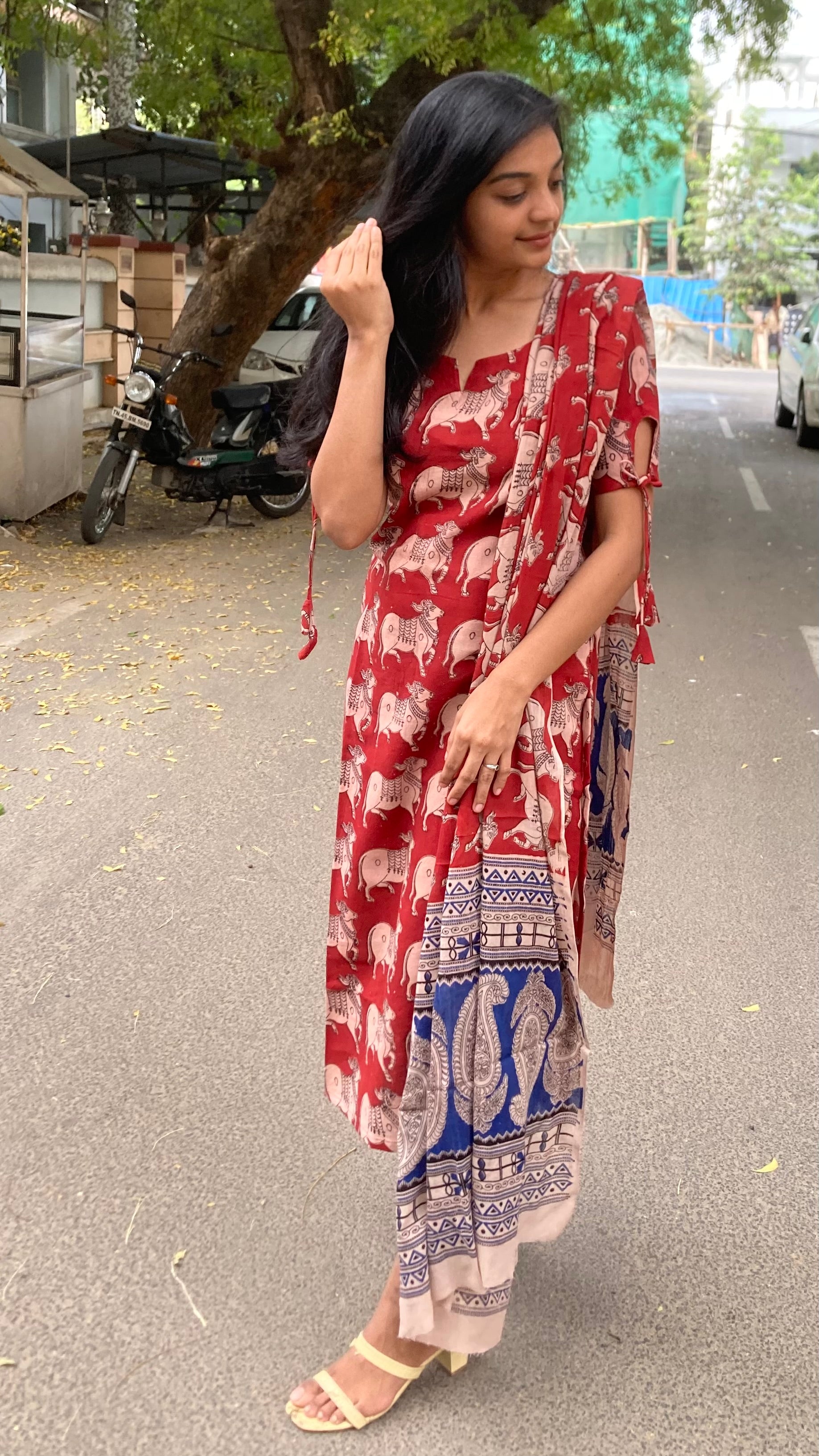 Kalamkari - Red