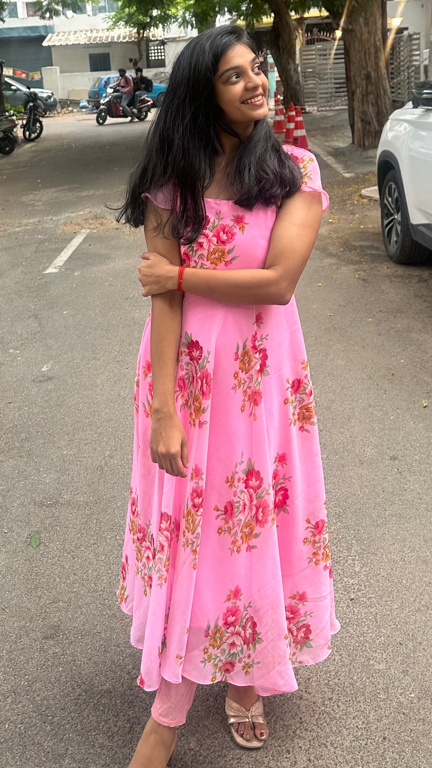 Bouquet anarkali top
