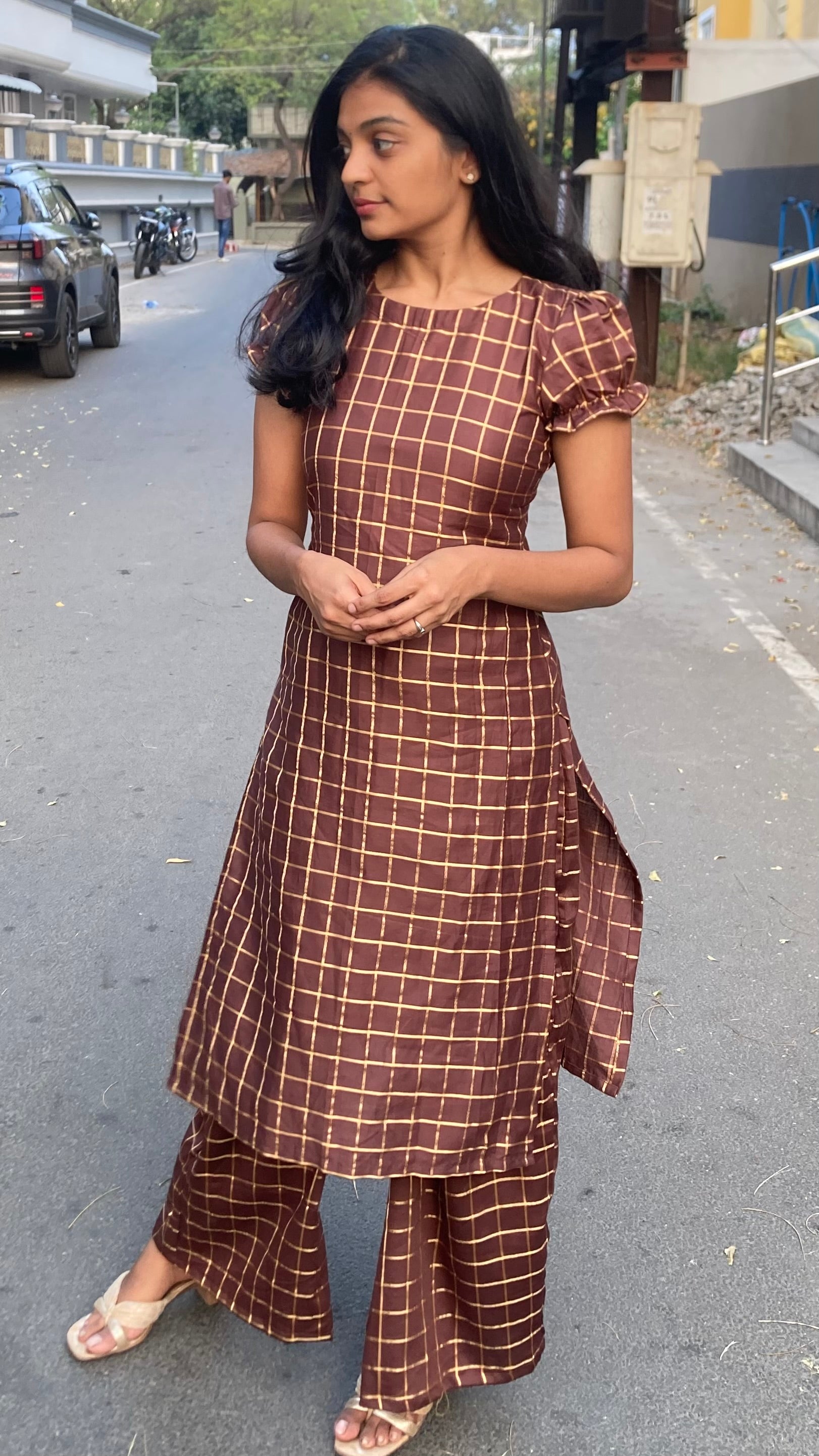 Cotton wide leg Co-ords