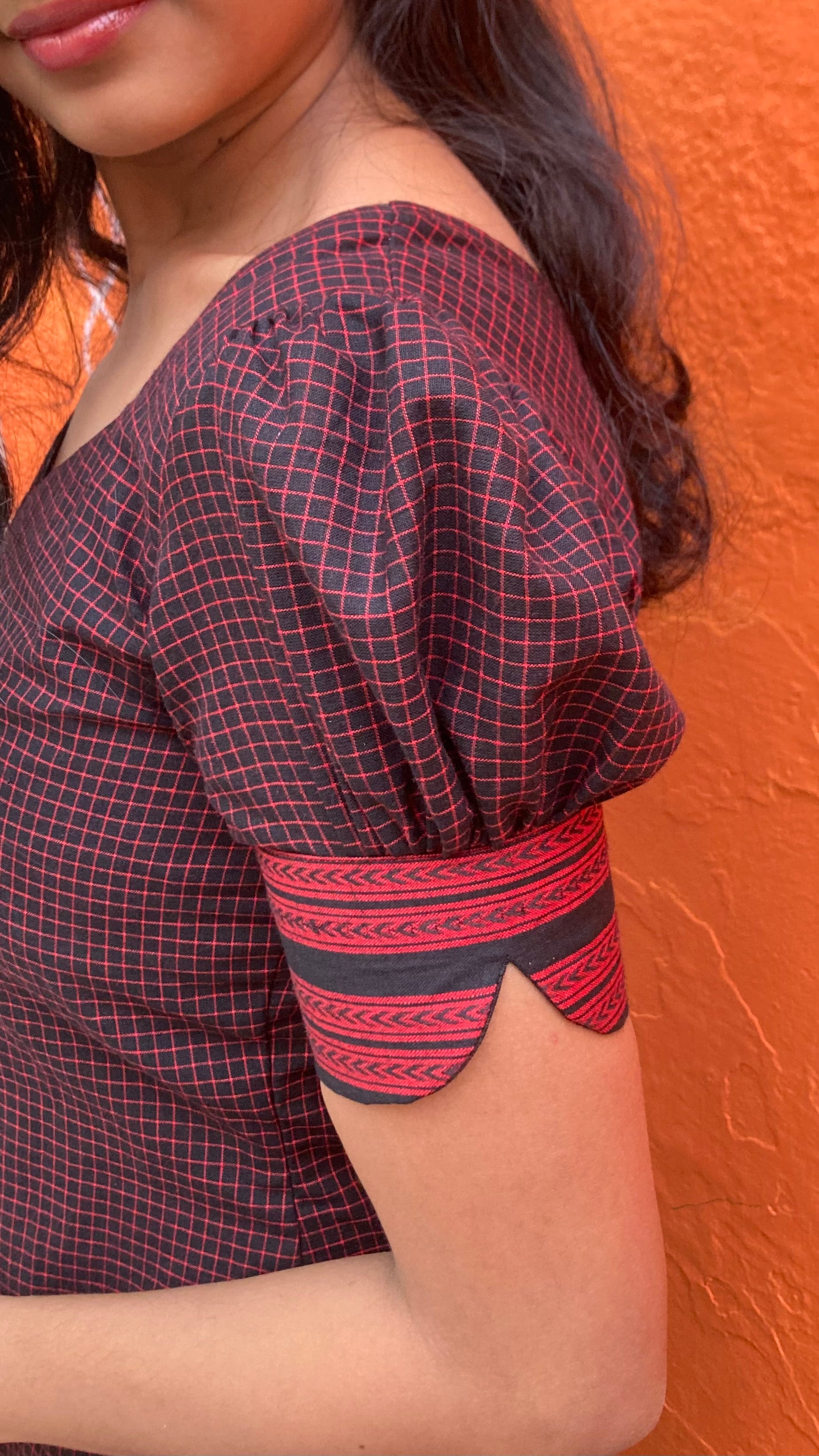 Checks- handloom cotton set