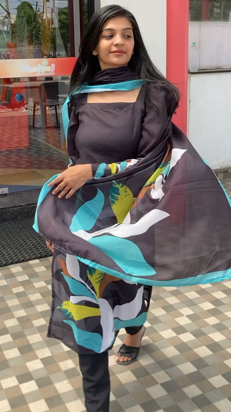 Black cotton- set (3 pc set )