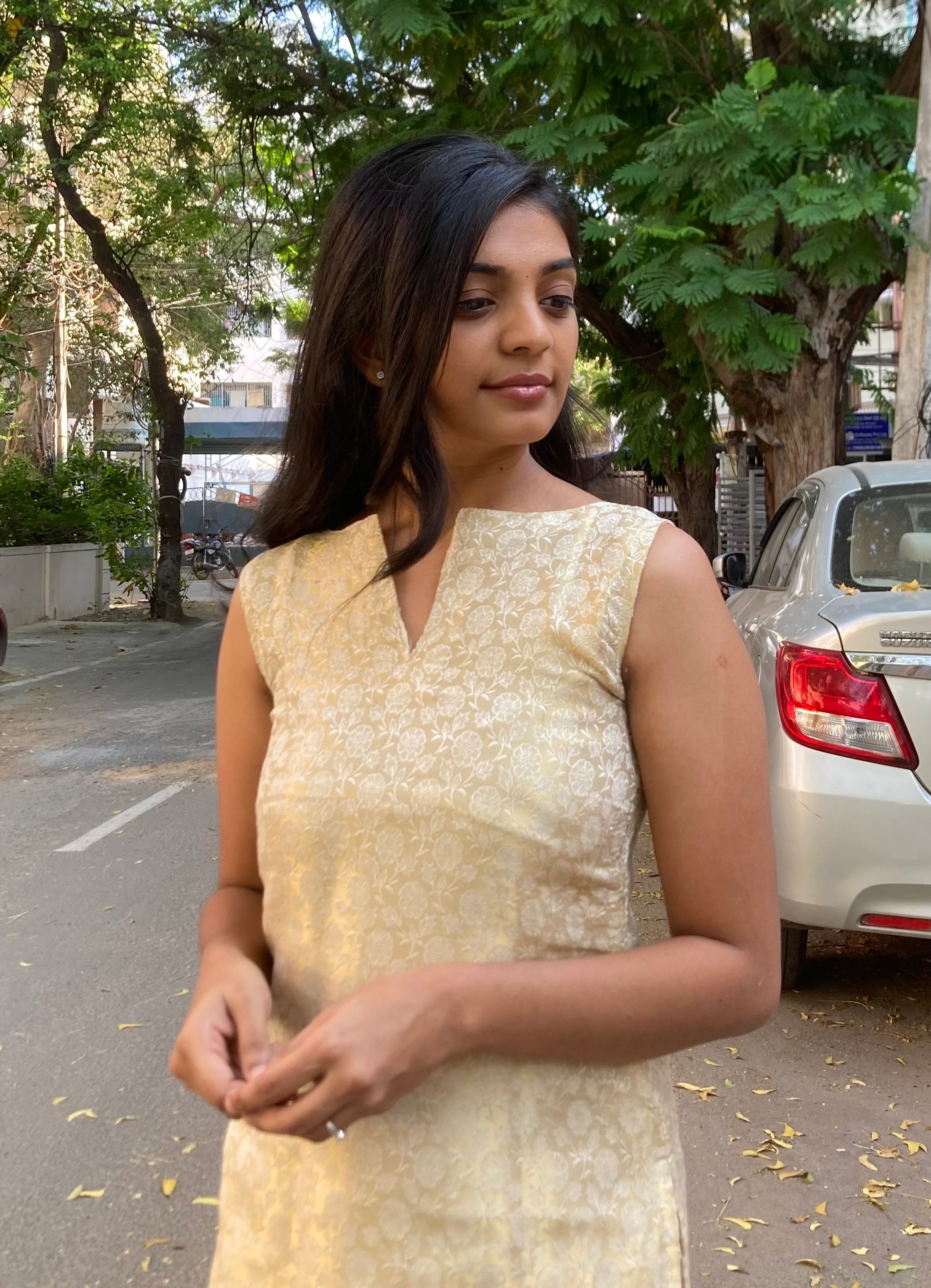 Snowflake kurti