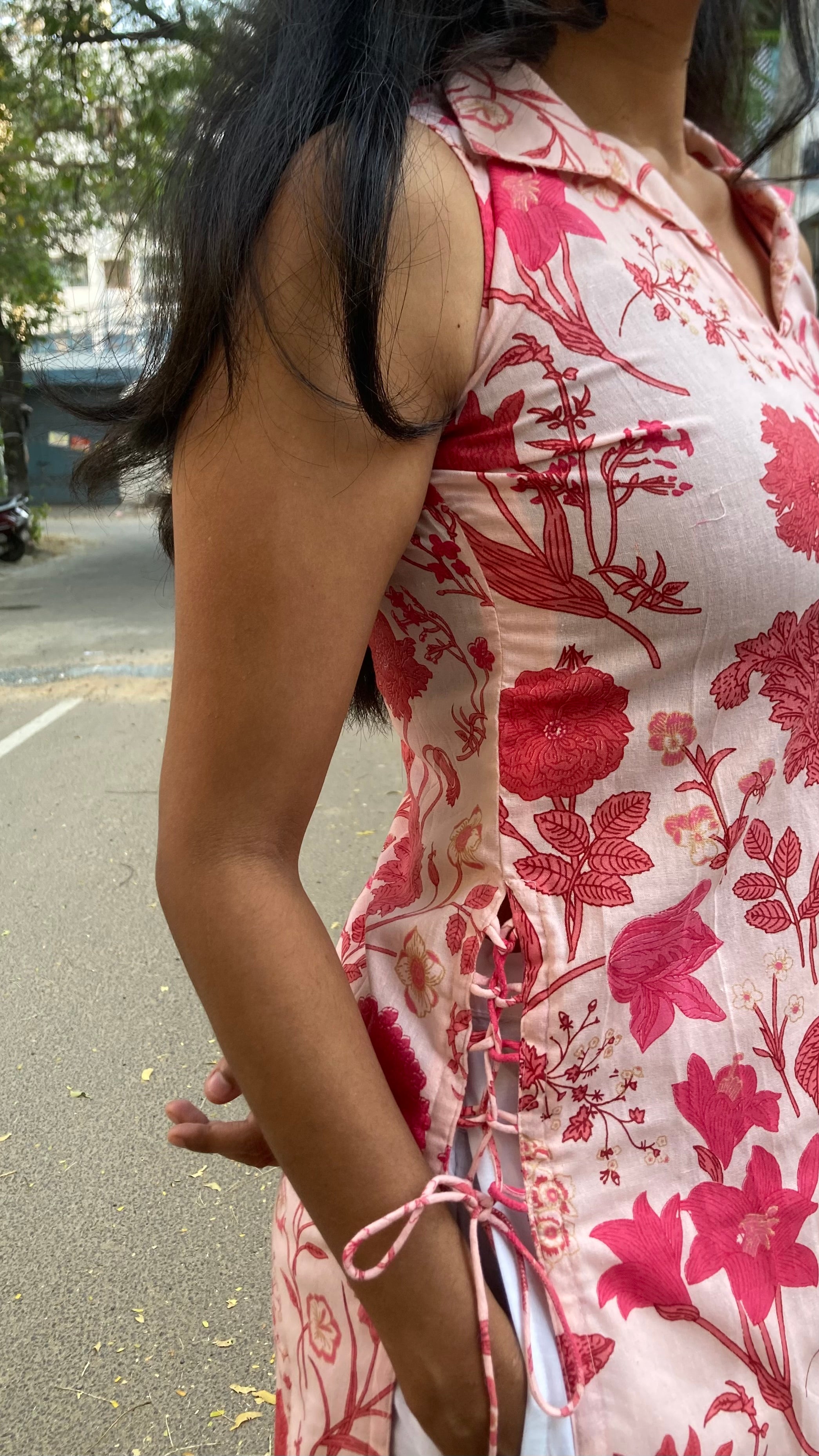 Side knot kurti