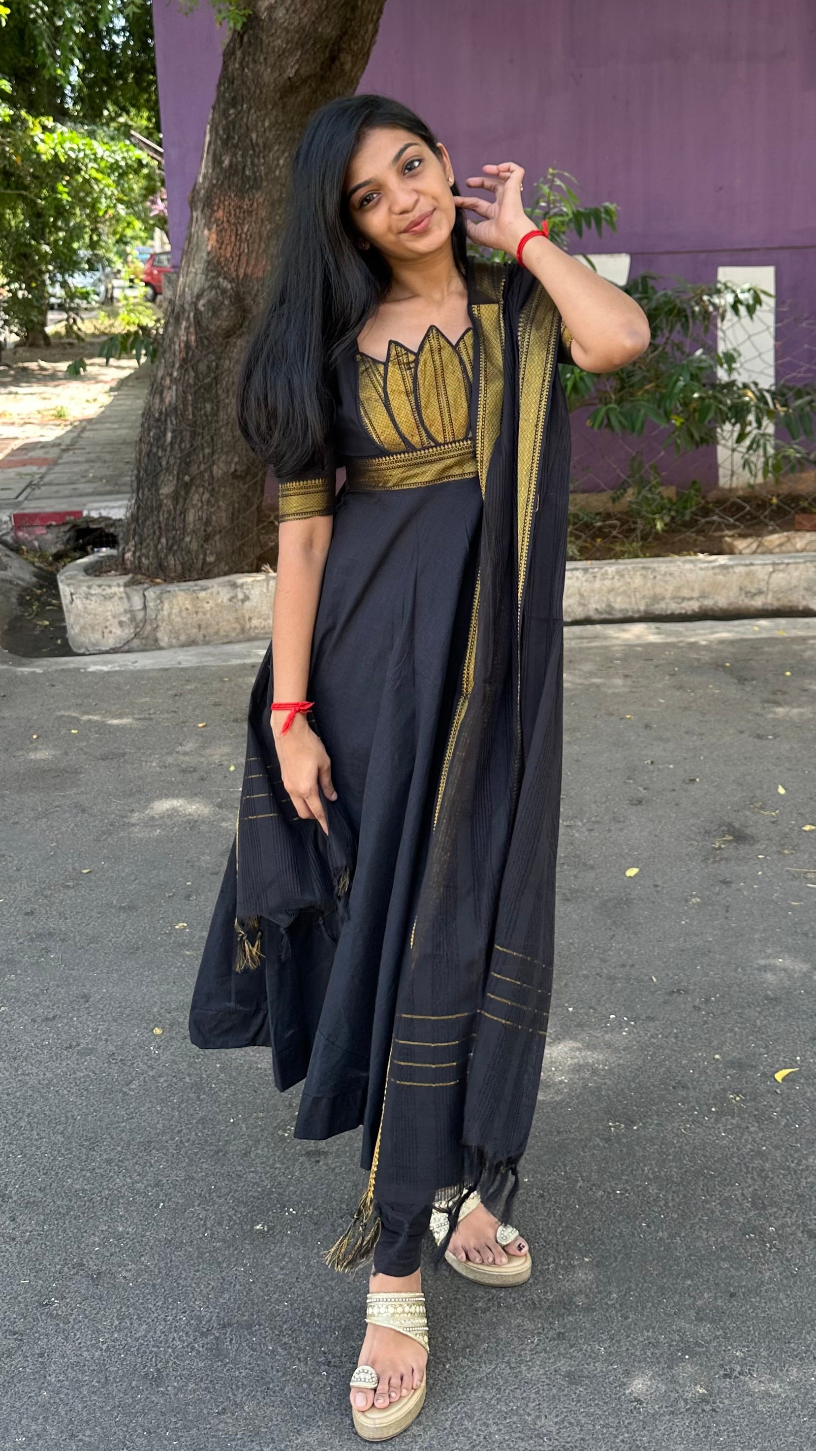 Lotus - Anarkali set