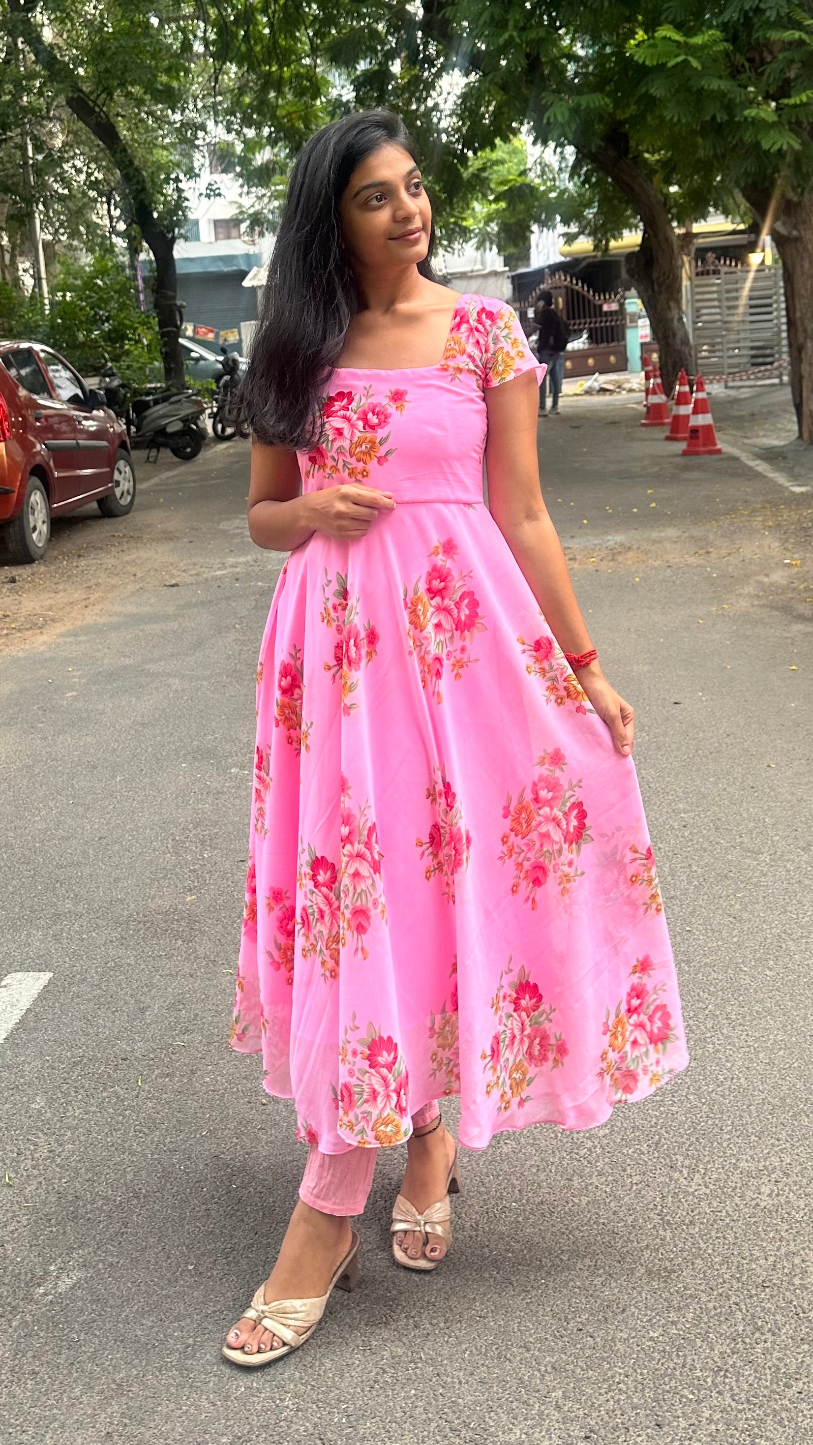 Bouquet anarkali top
