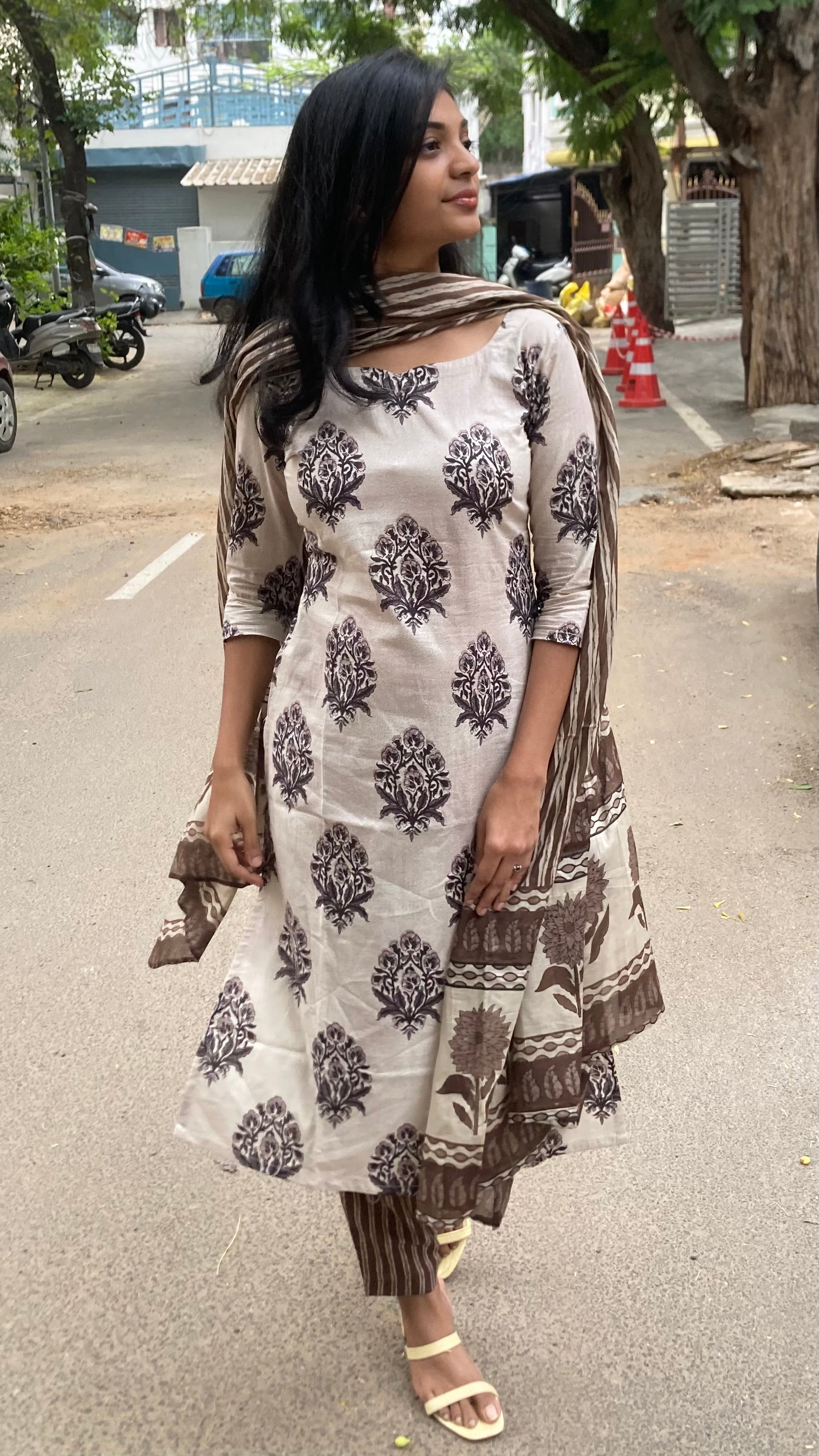 Block print cotton set