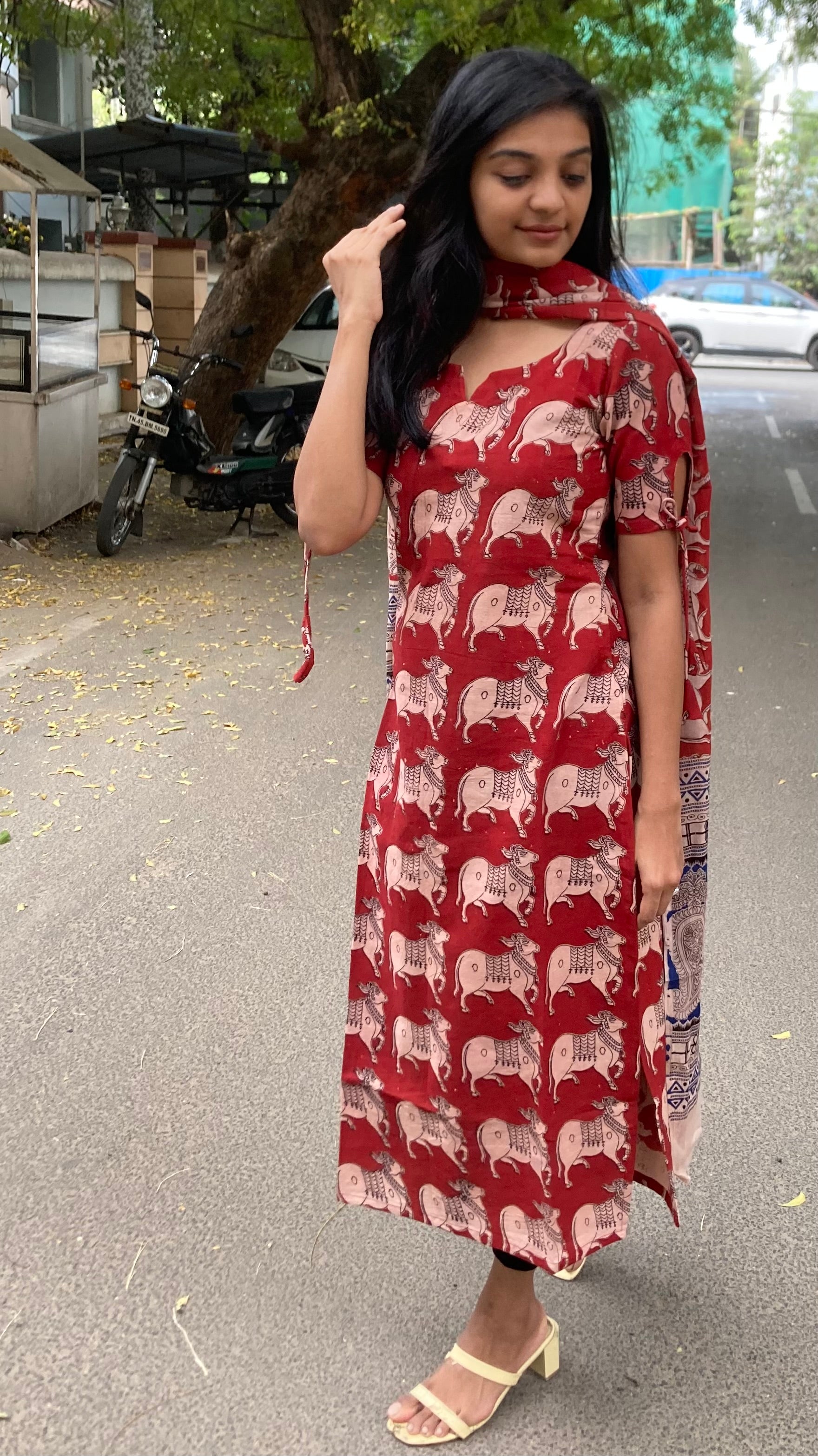 Kalamkari - Red