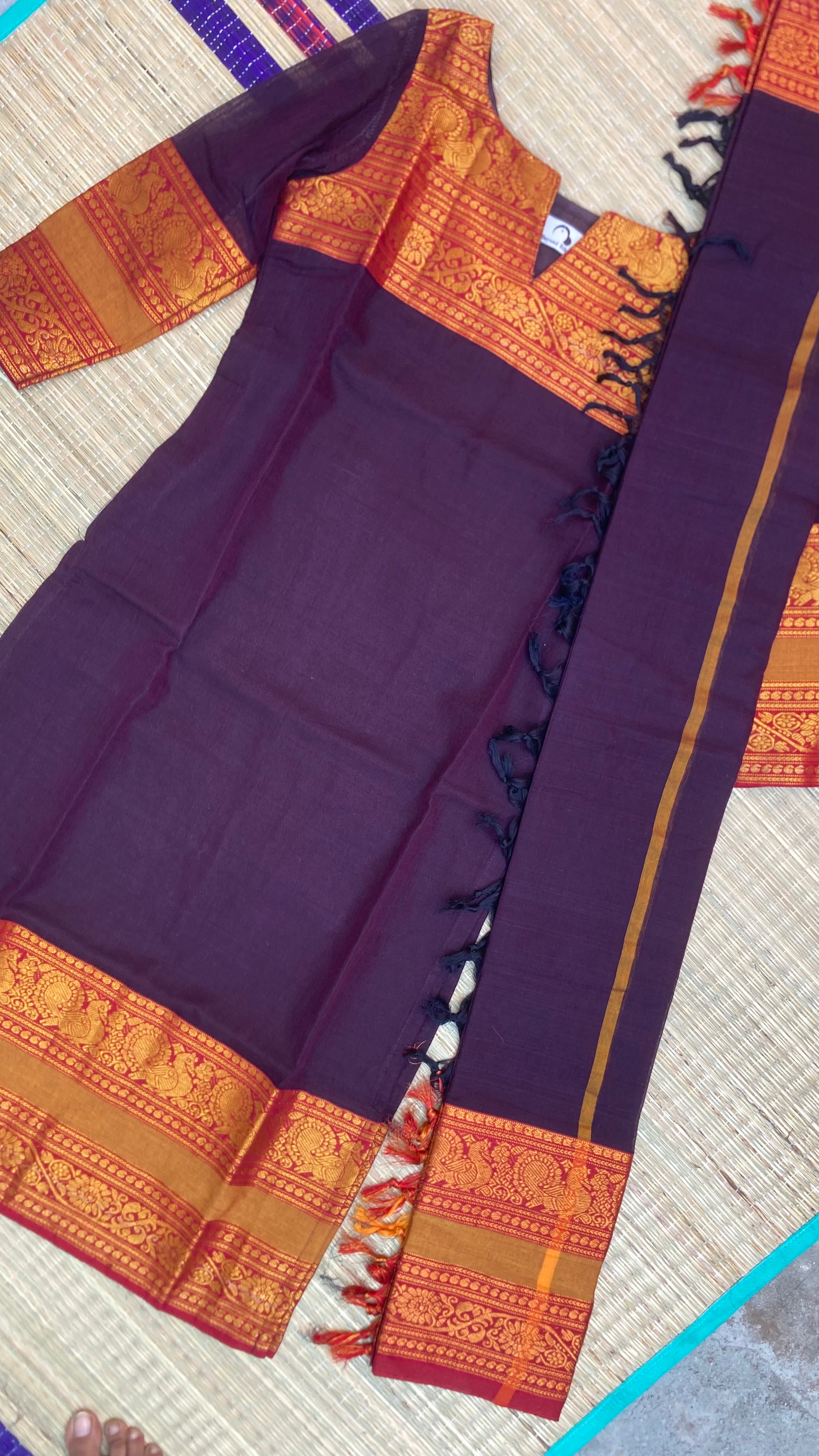 Mangalagiri Set - Brown