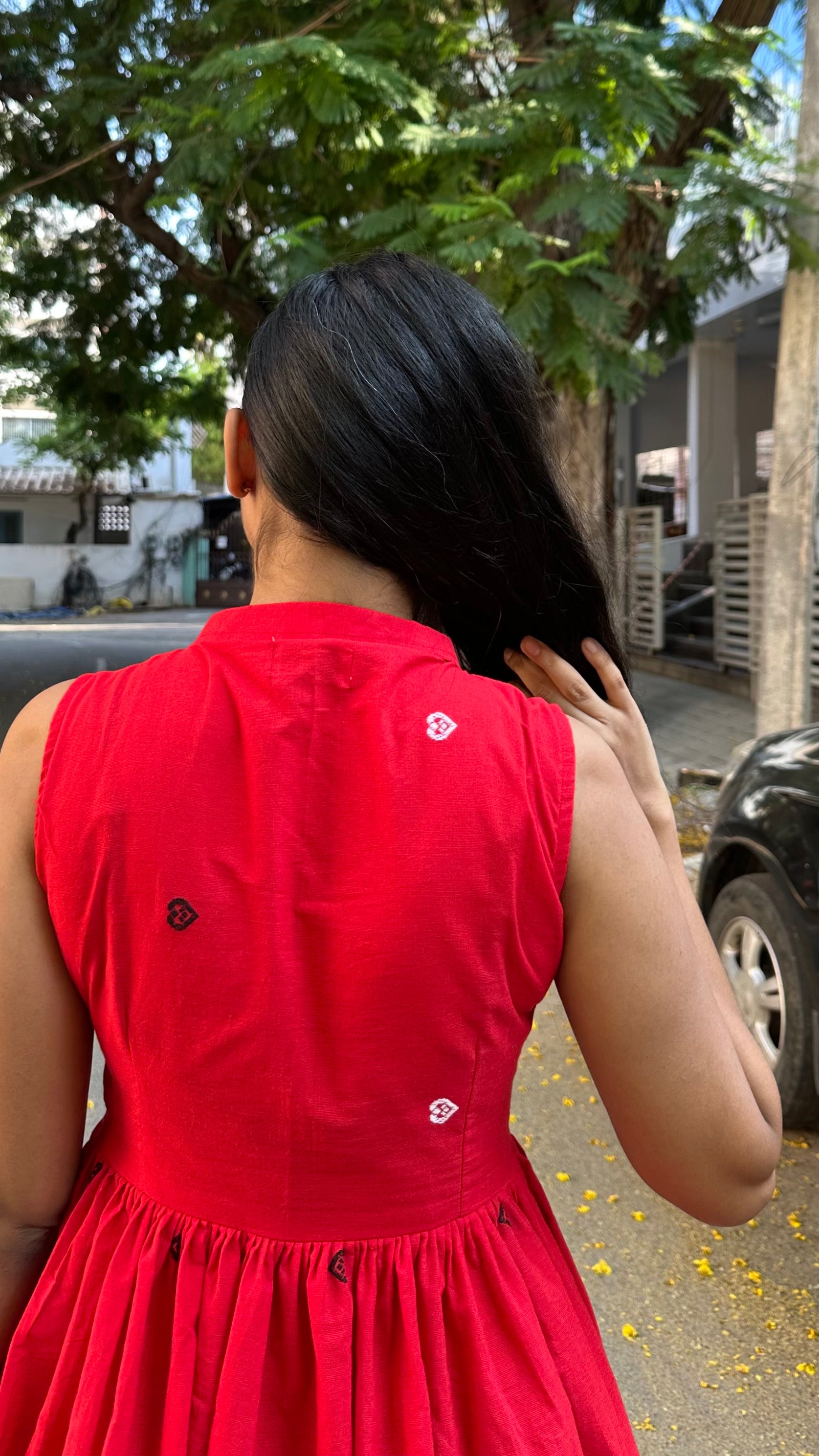 Reddy red frock