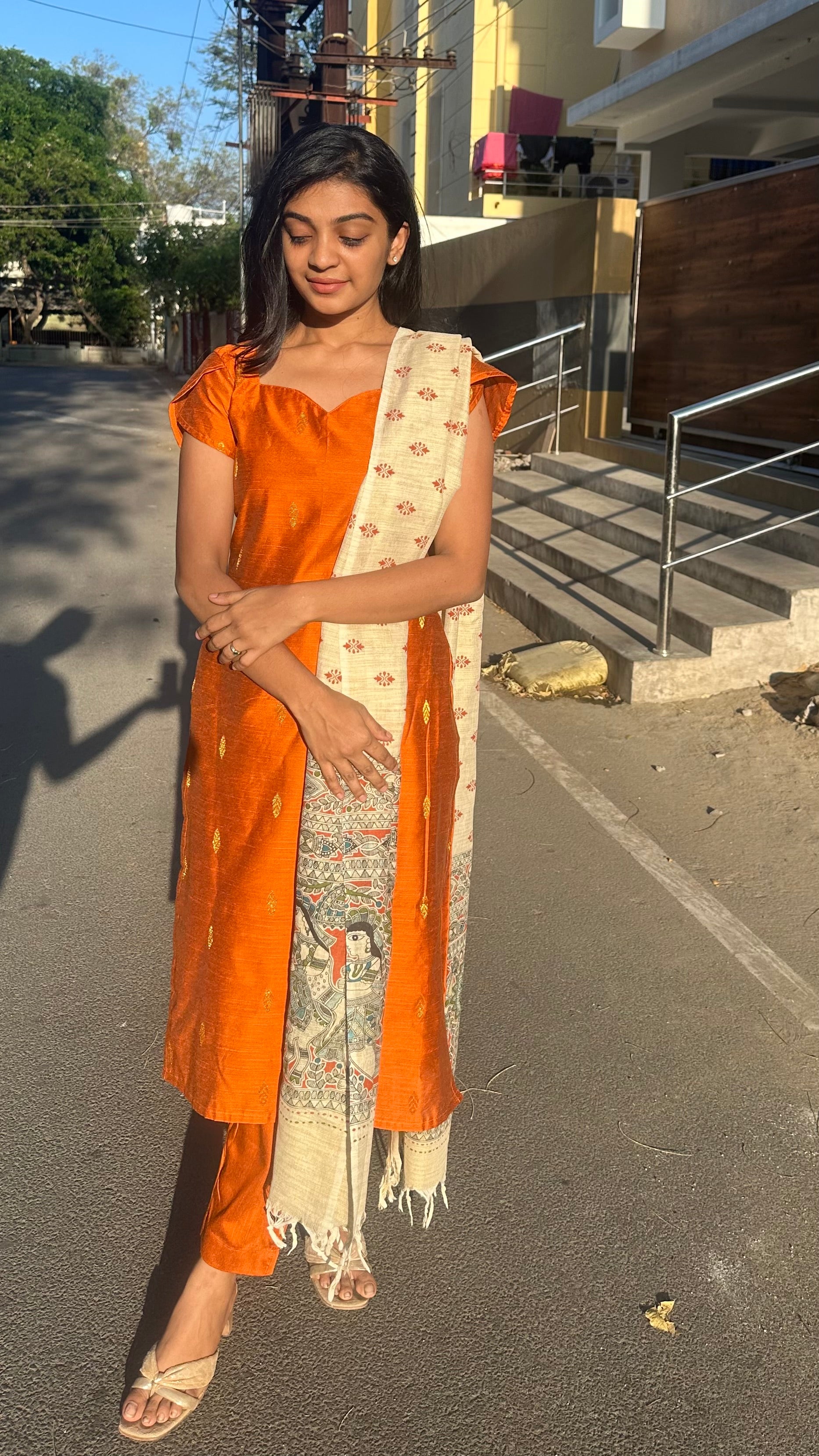 Orange mittai set