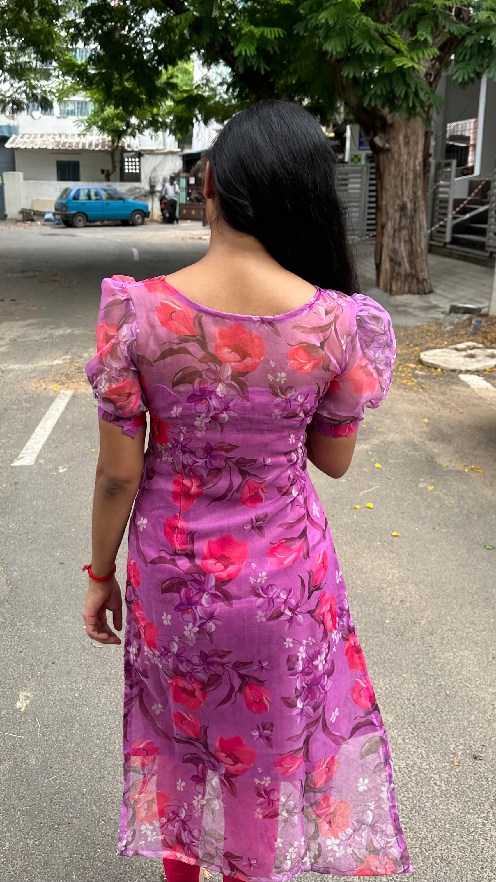 Purple charm kurti