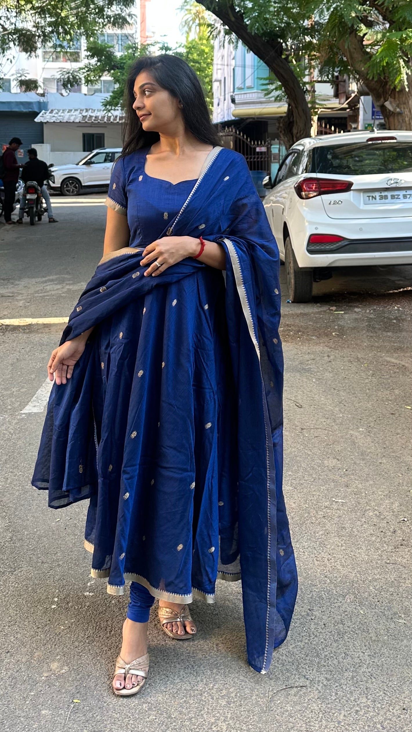 Blue Narayanpet - Anarkali (2pc)
