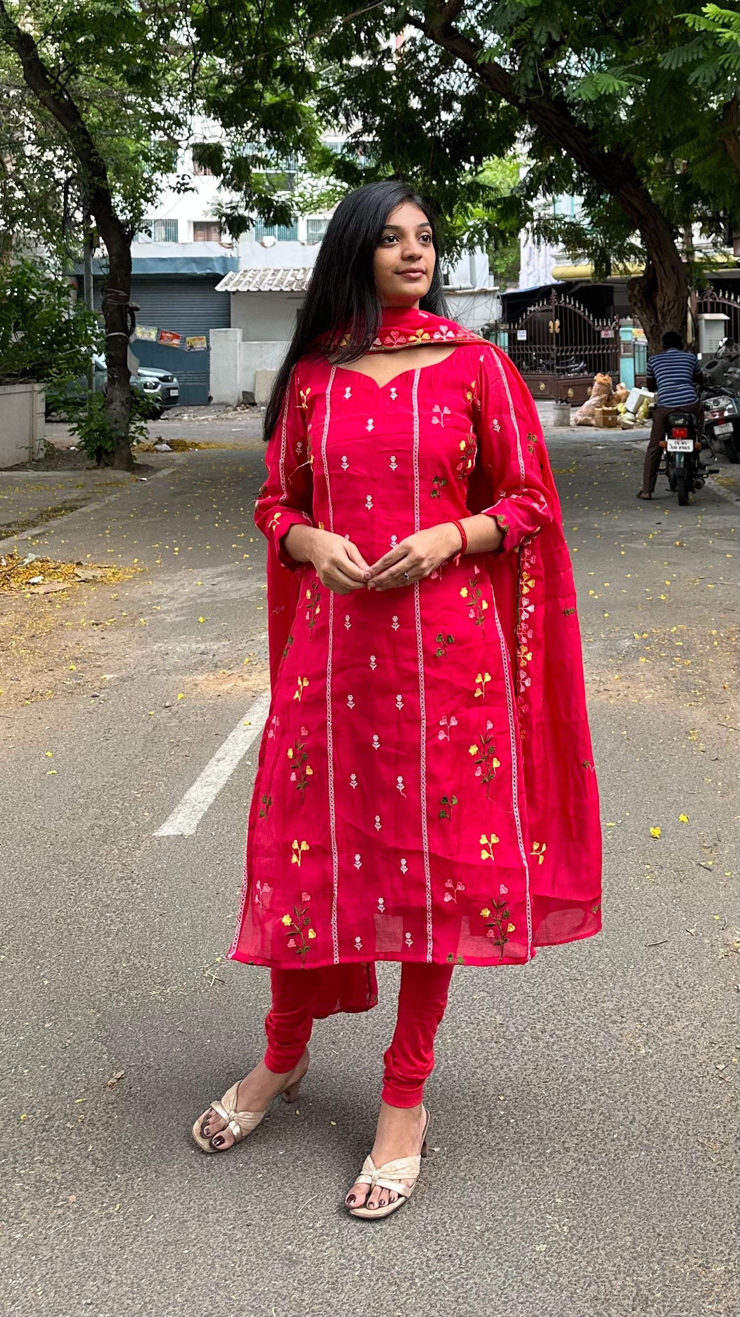 Mul Chanderi - (2pc)