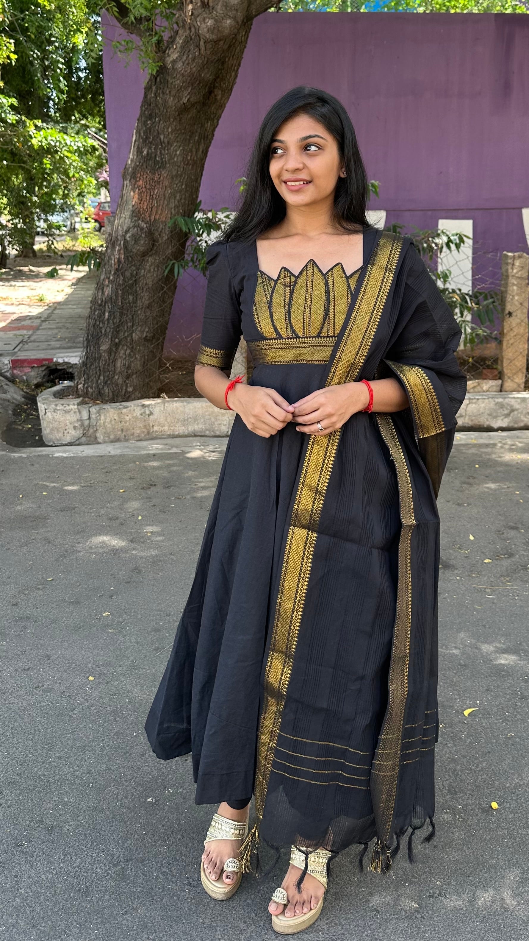 Lotus - Anarkali set
