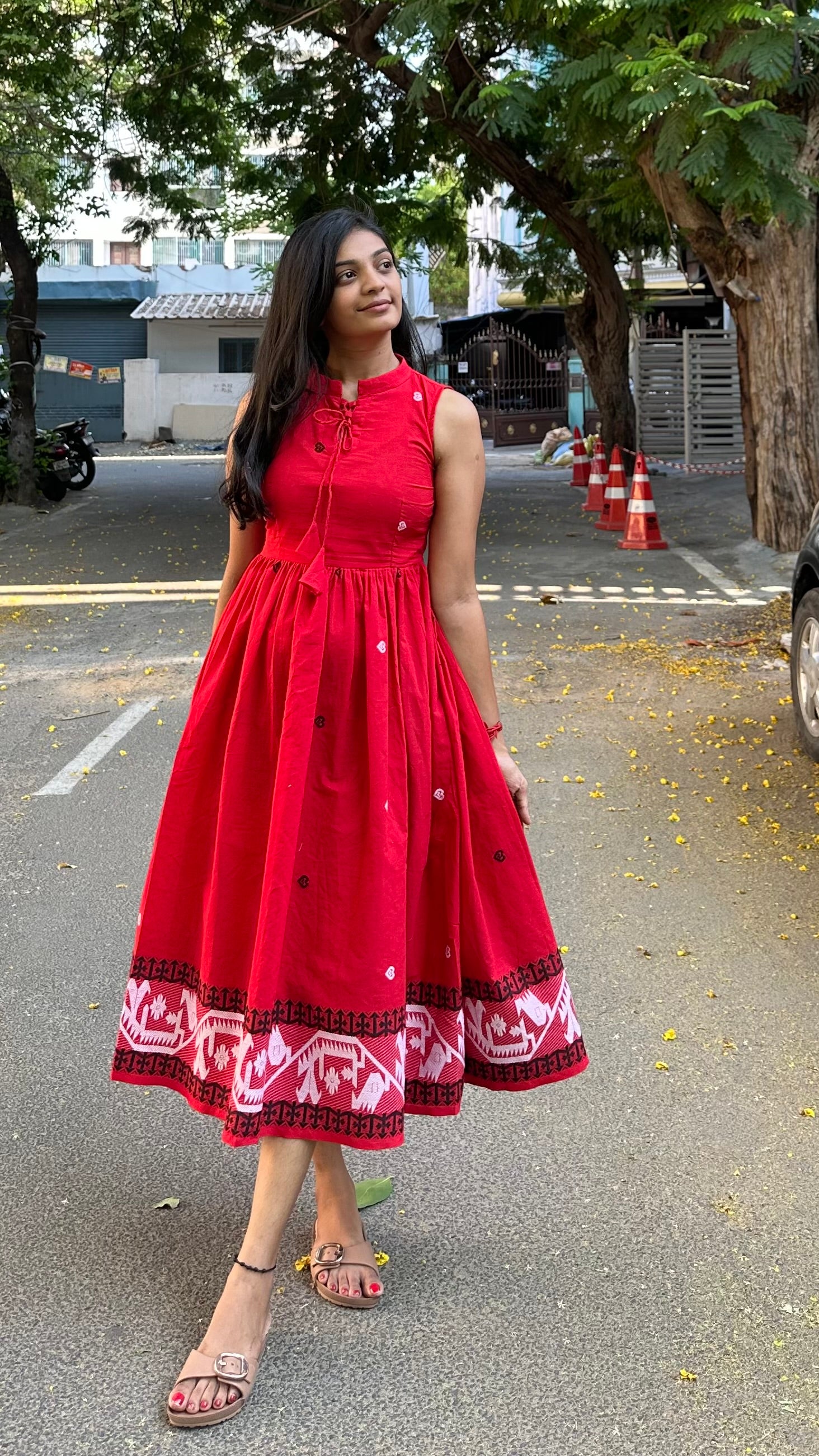 Reddy red frock