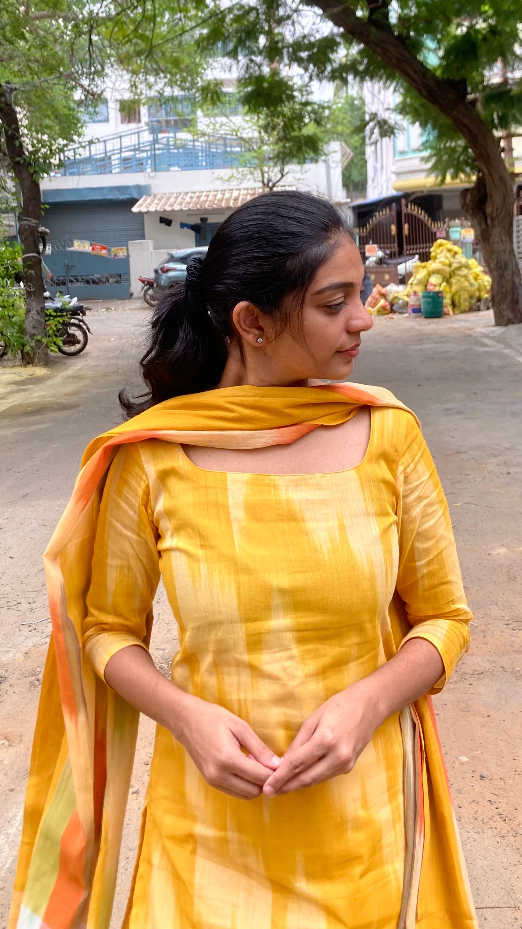 Sunshine-handloom cotton set