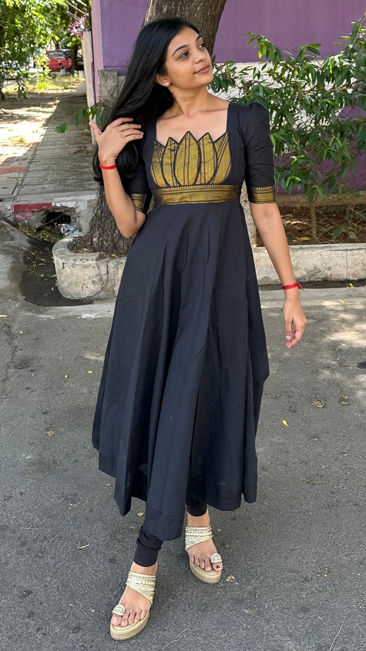 Lotus - Anarkali set