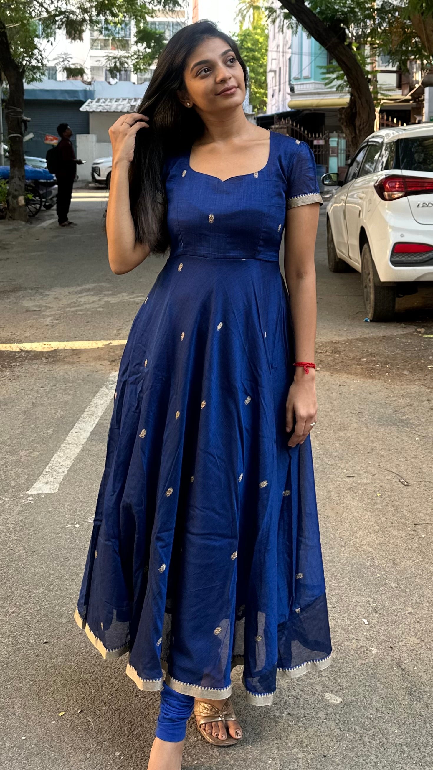Blue Narayanpet - Anarkali (2pc)