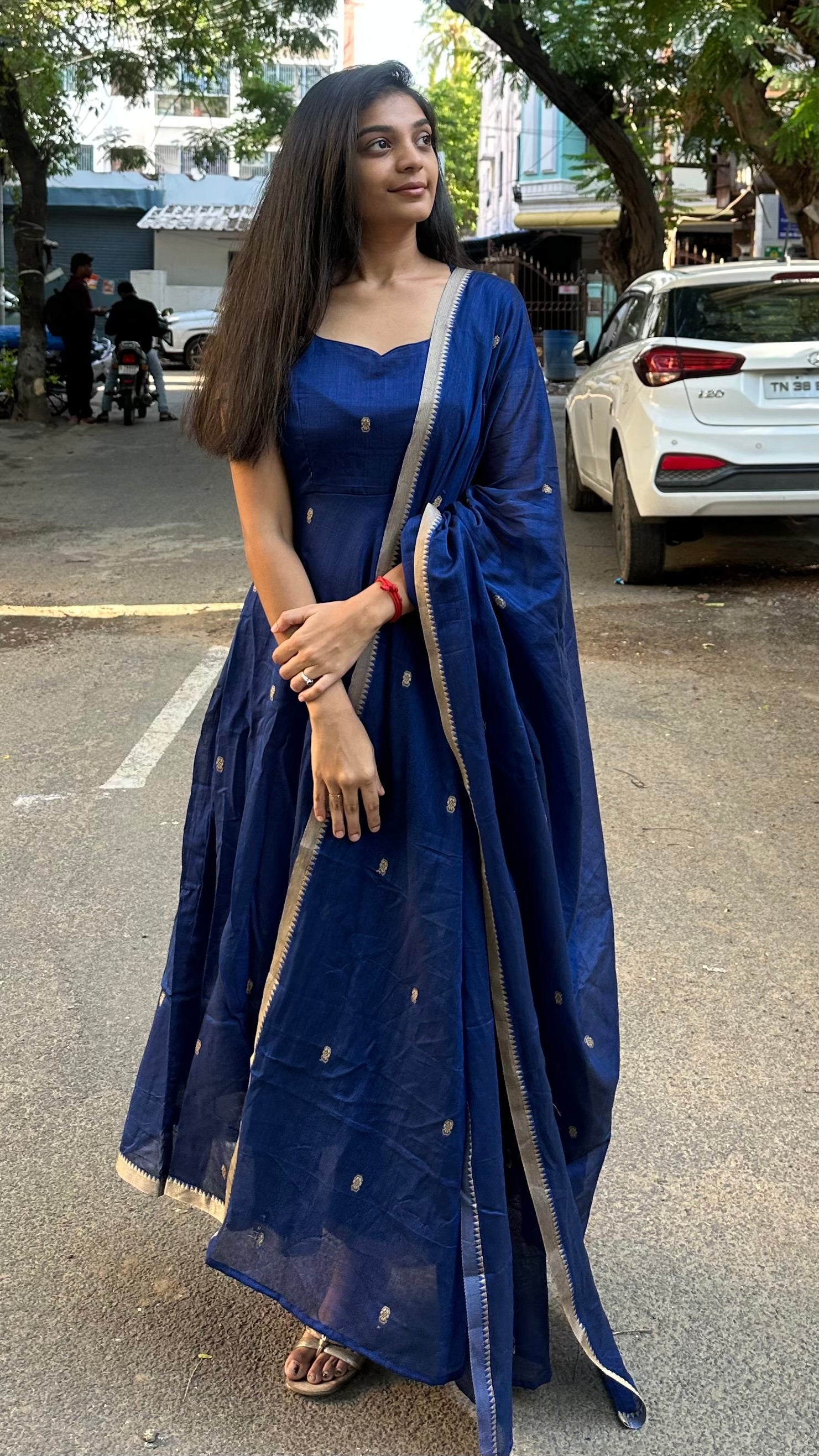 Blue Narayanpet - Anarkali (2pc)