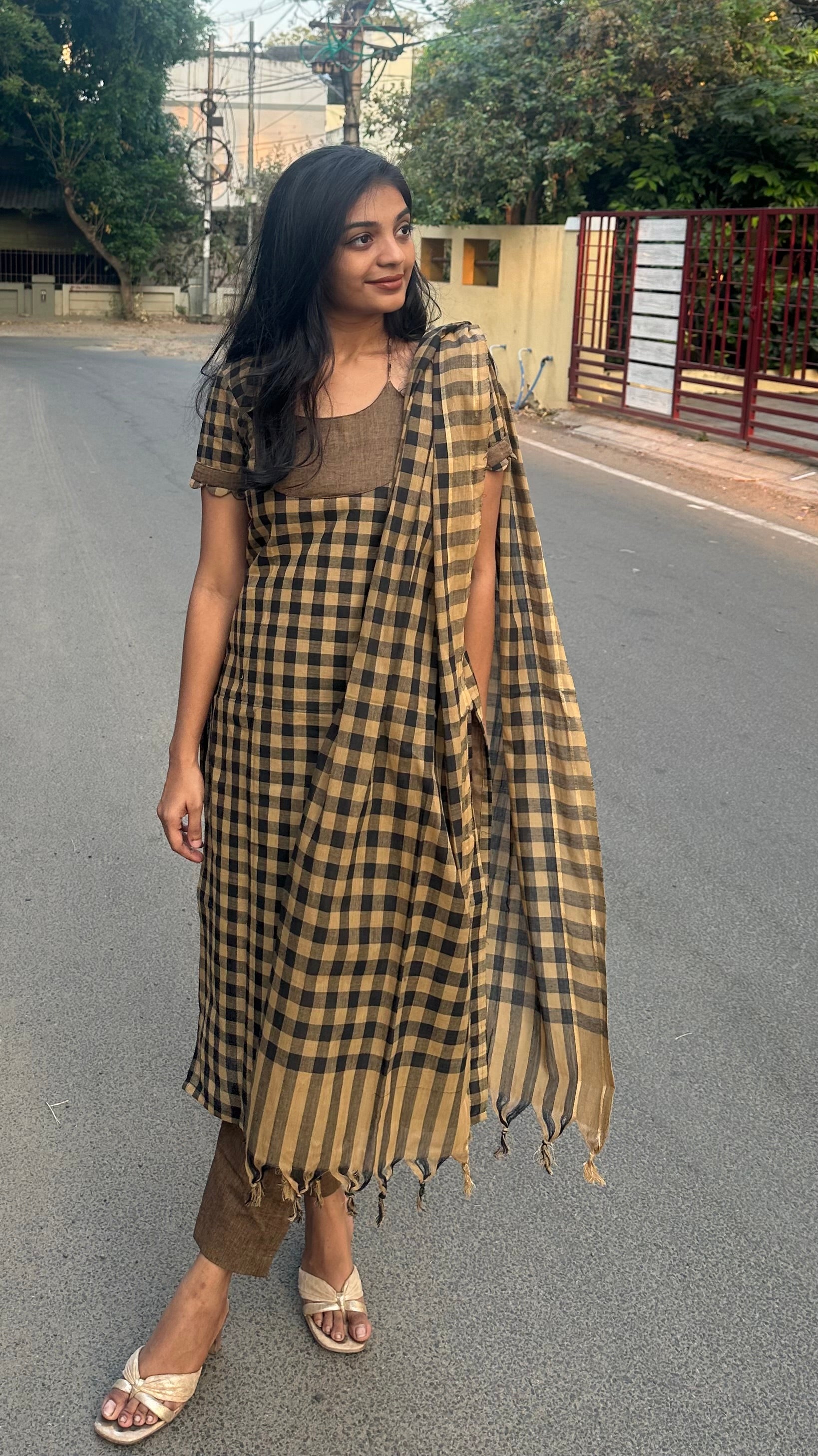 Cotton checks set