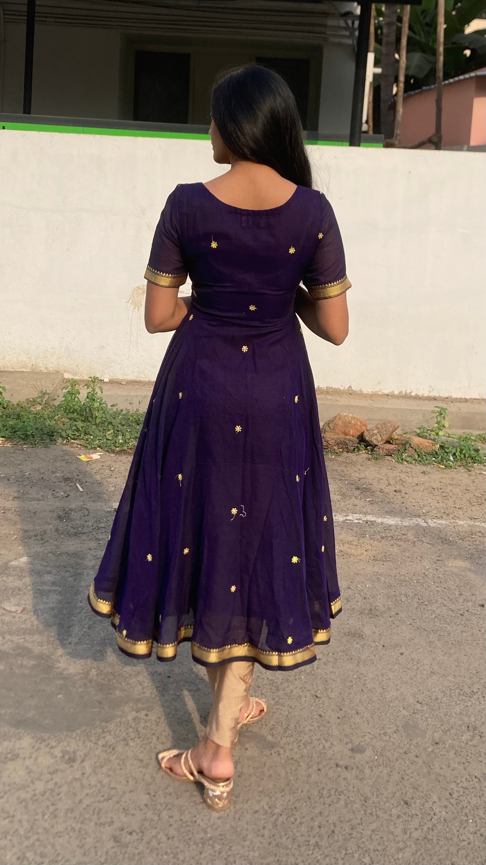 Narayanpet anarkali+dupatta