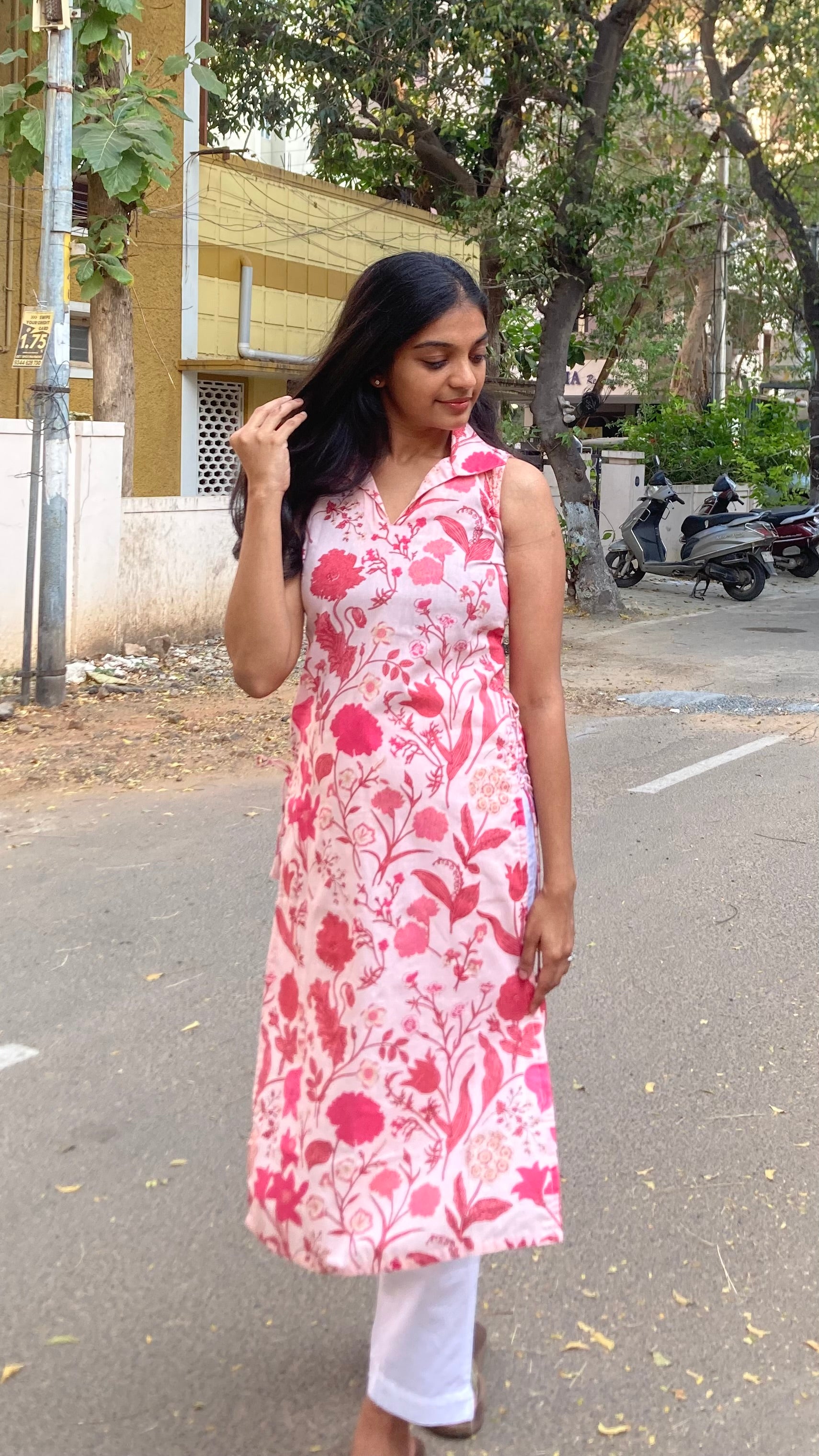 Side knot kurti