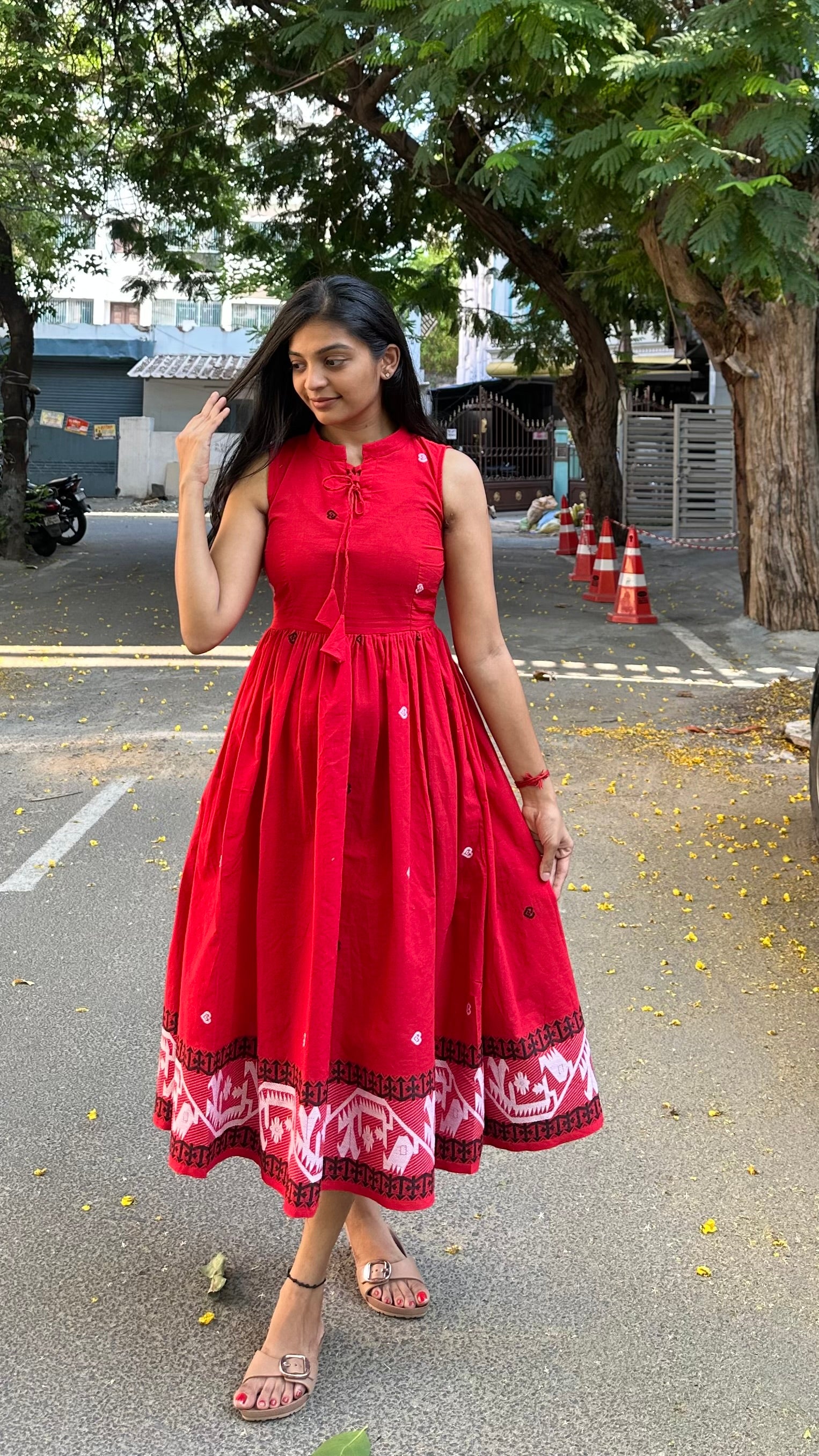 Reddy red frock
