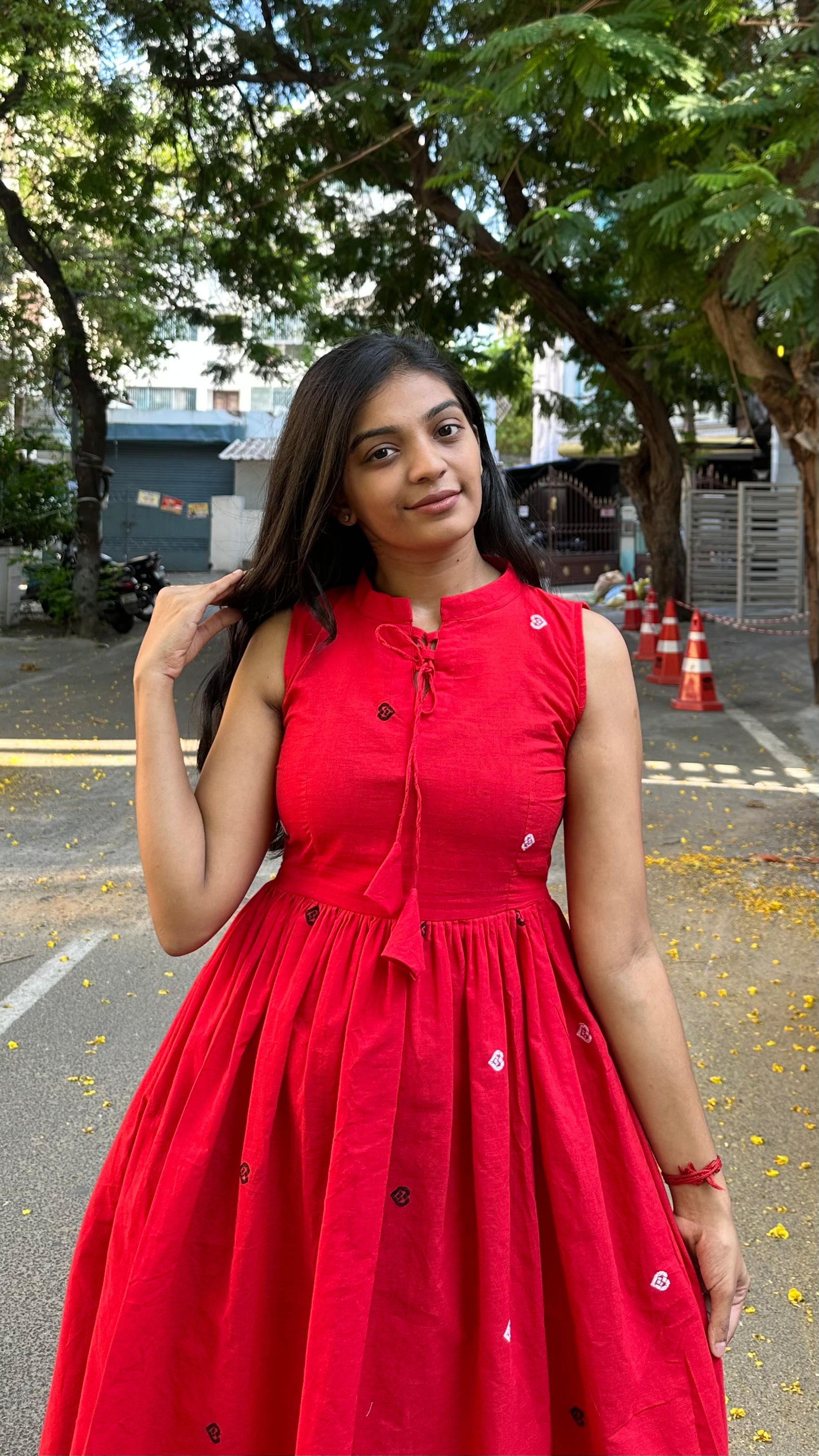 Reddy red frock