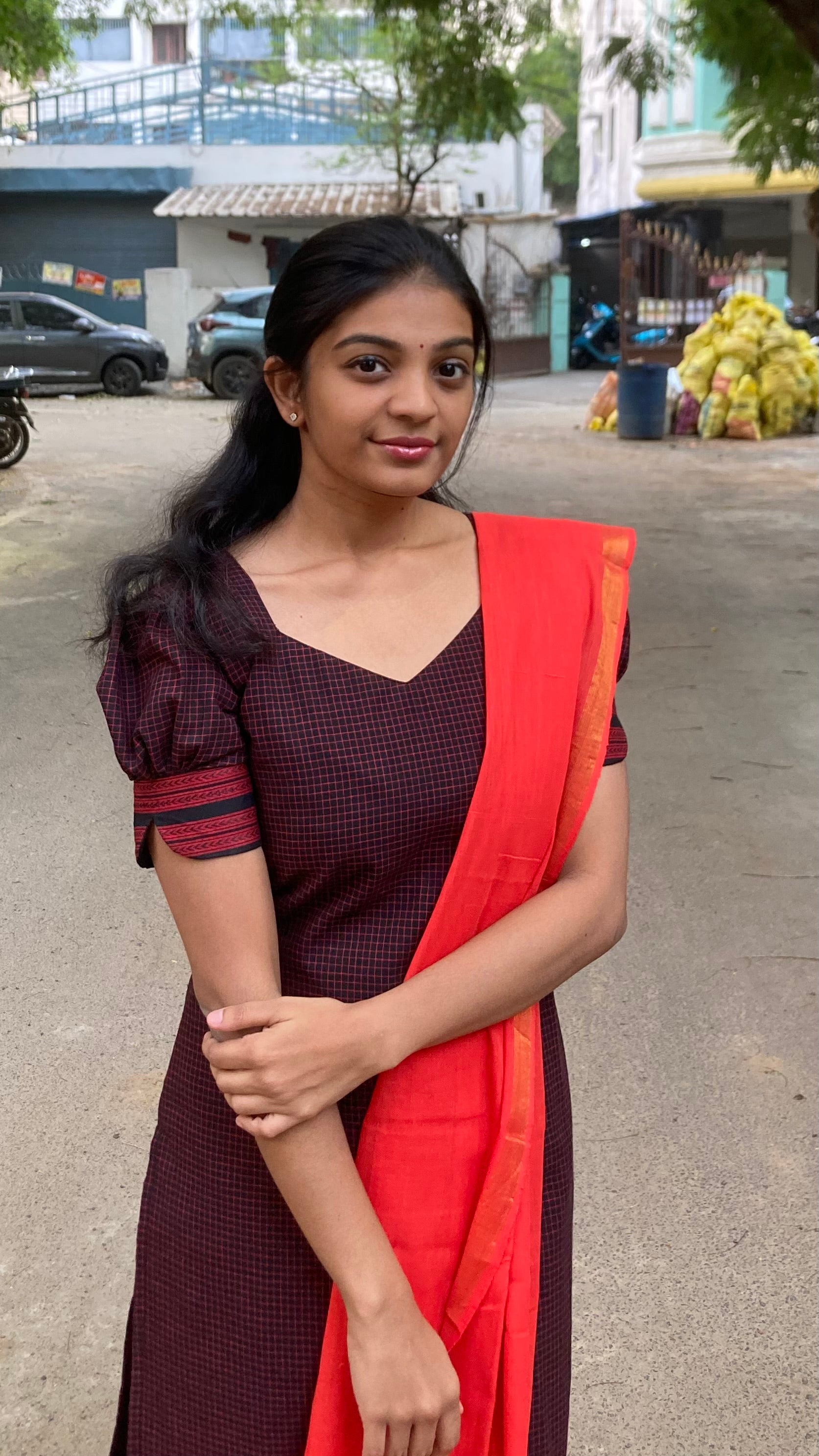 Checks- handloom cotton set