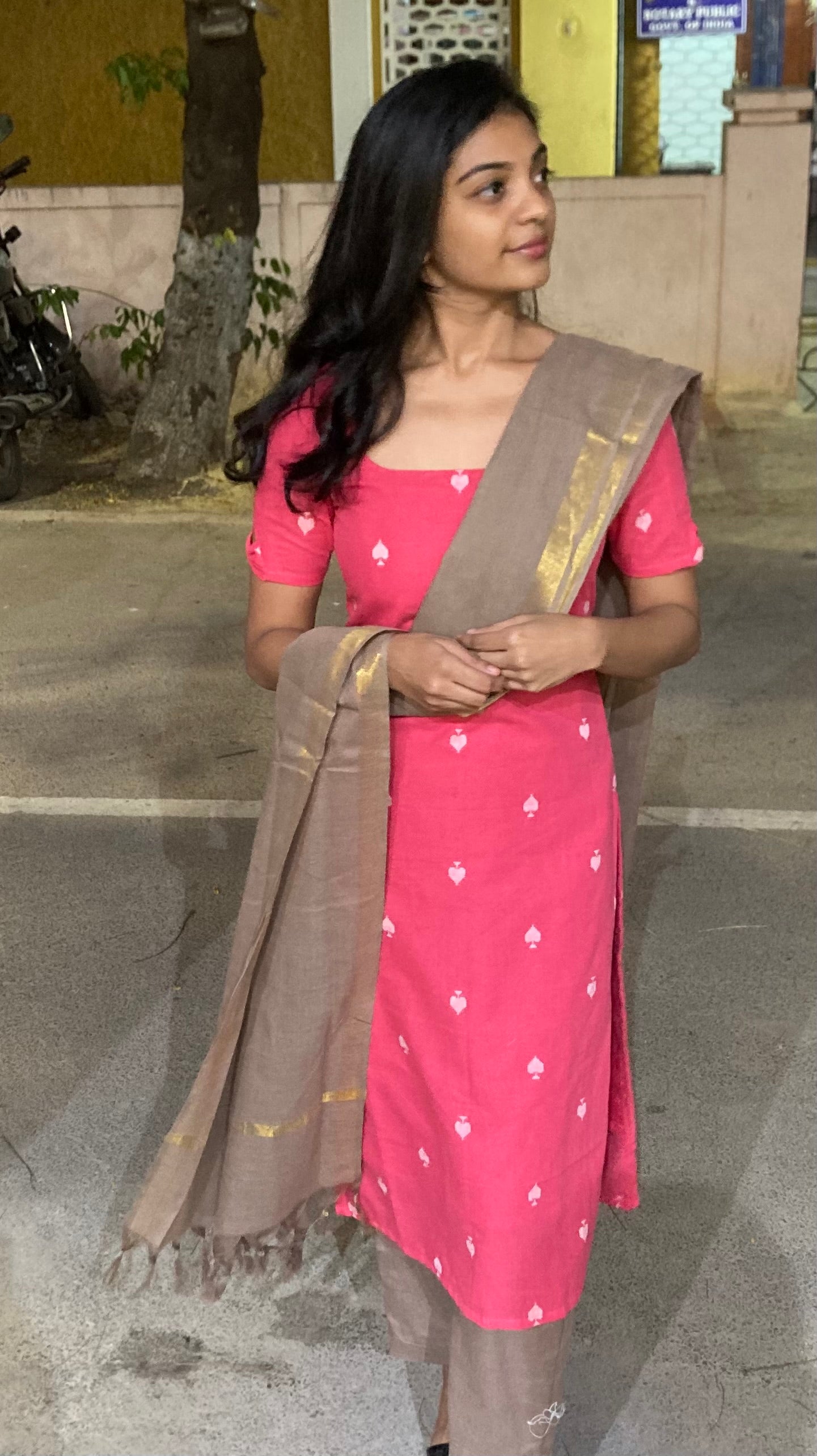 Icy doll- handloom cotton set