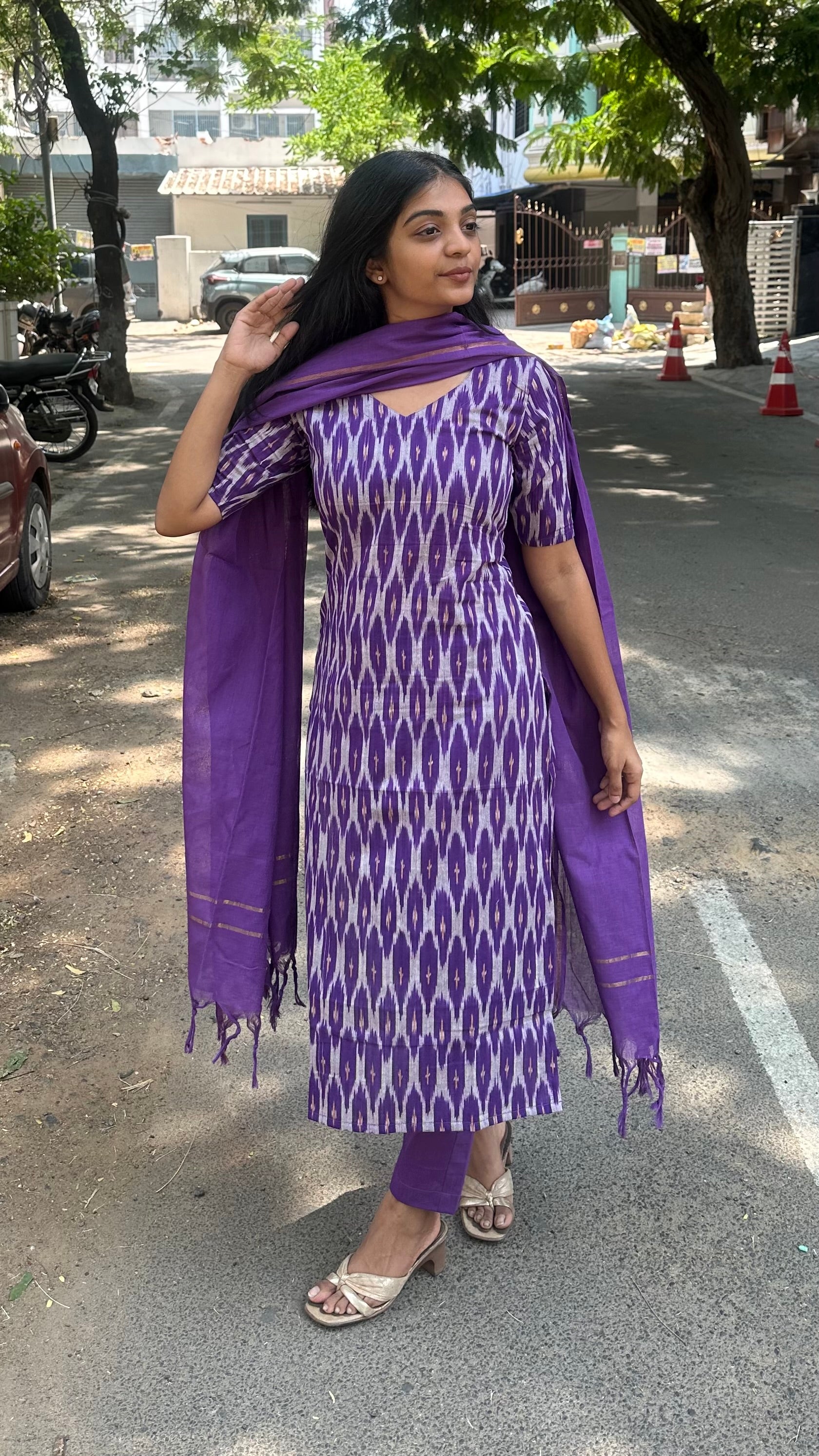 Ikkat set (3pc)