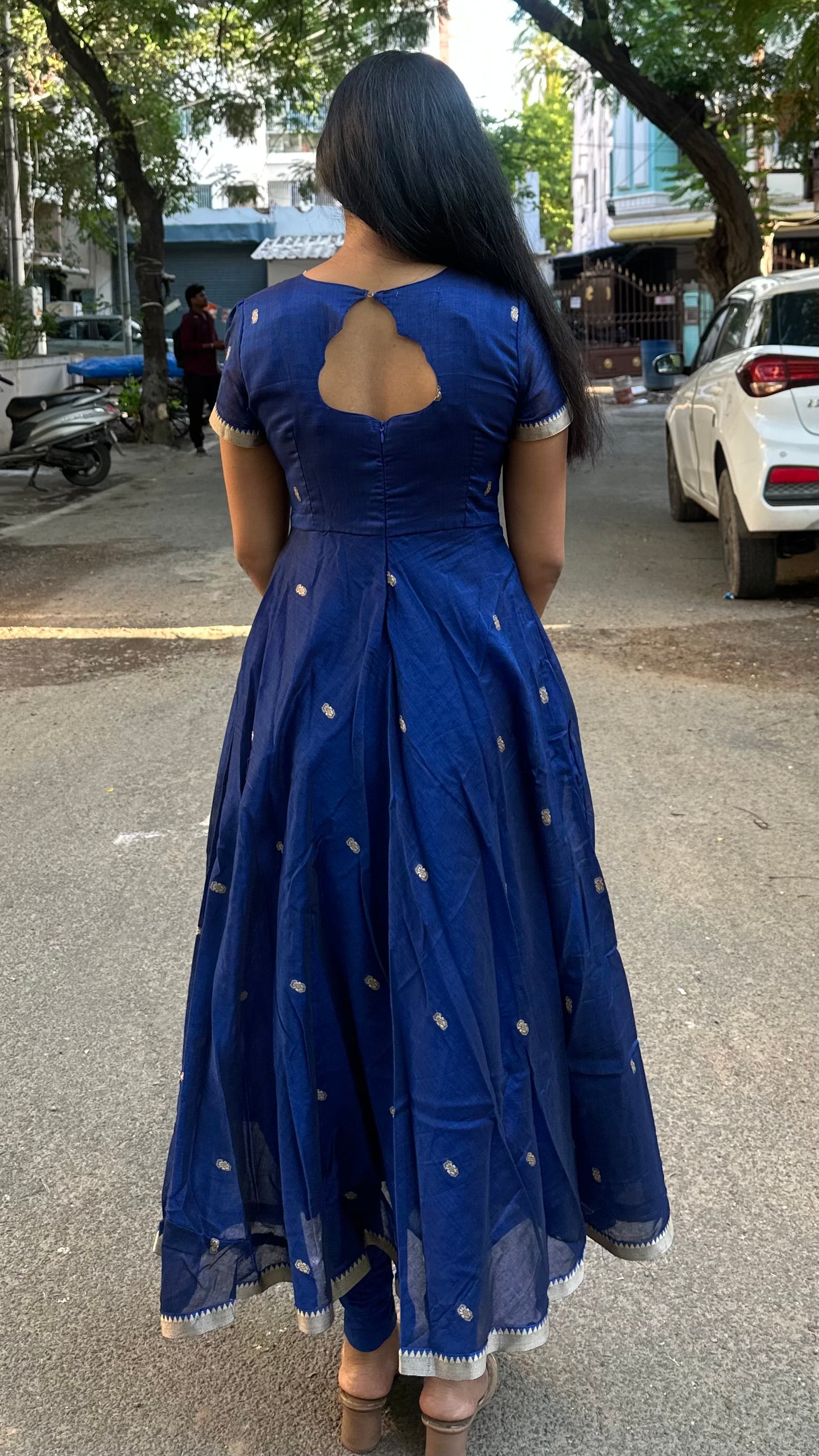 Blue Narayanpet - Anarkali (2pc)
