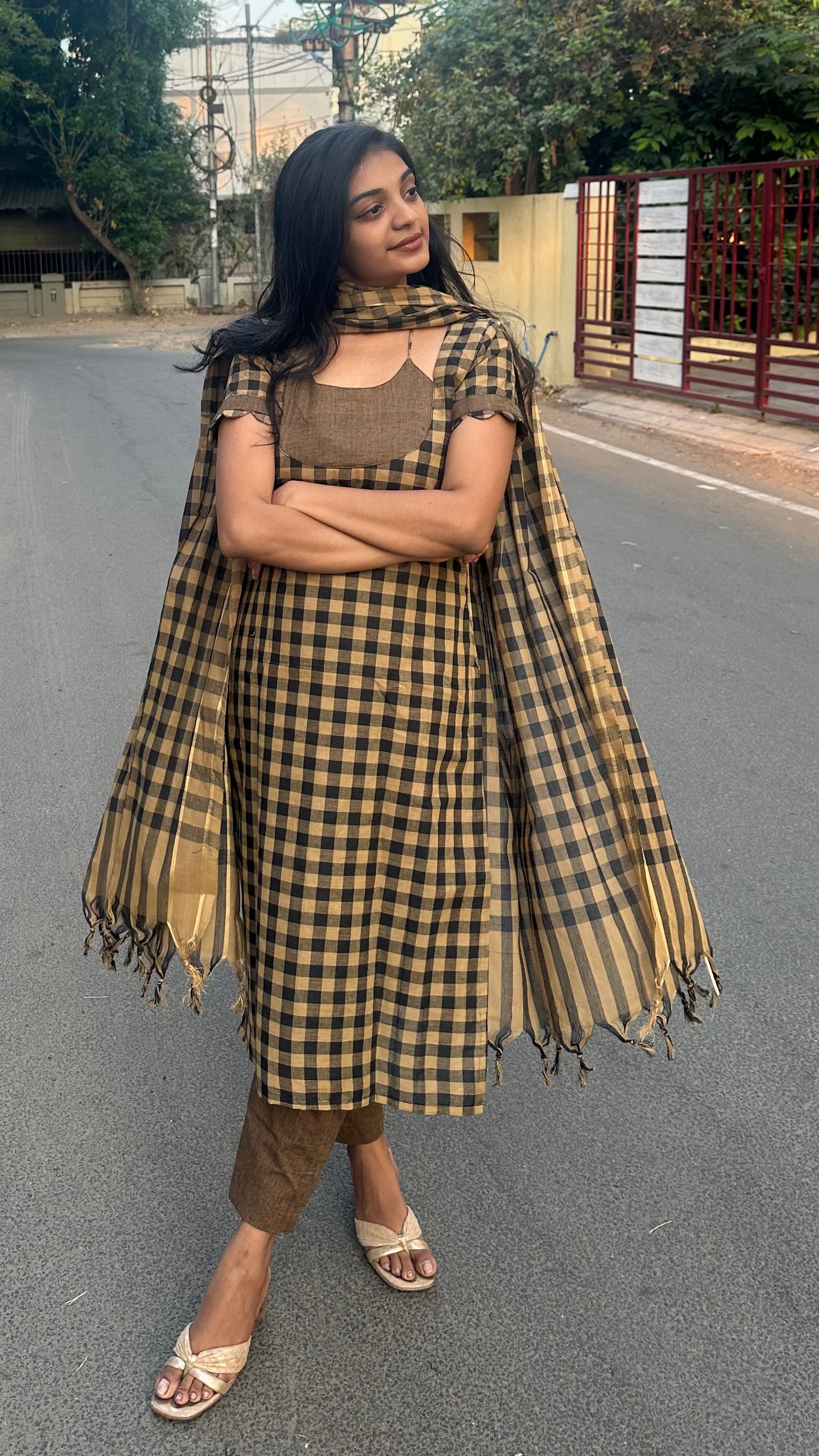 Cotton checks set