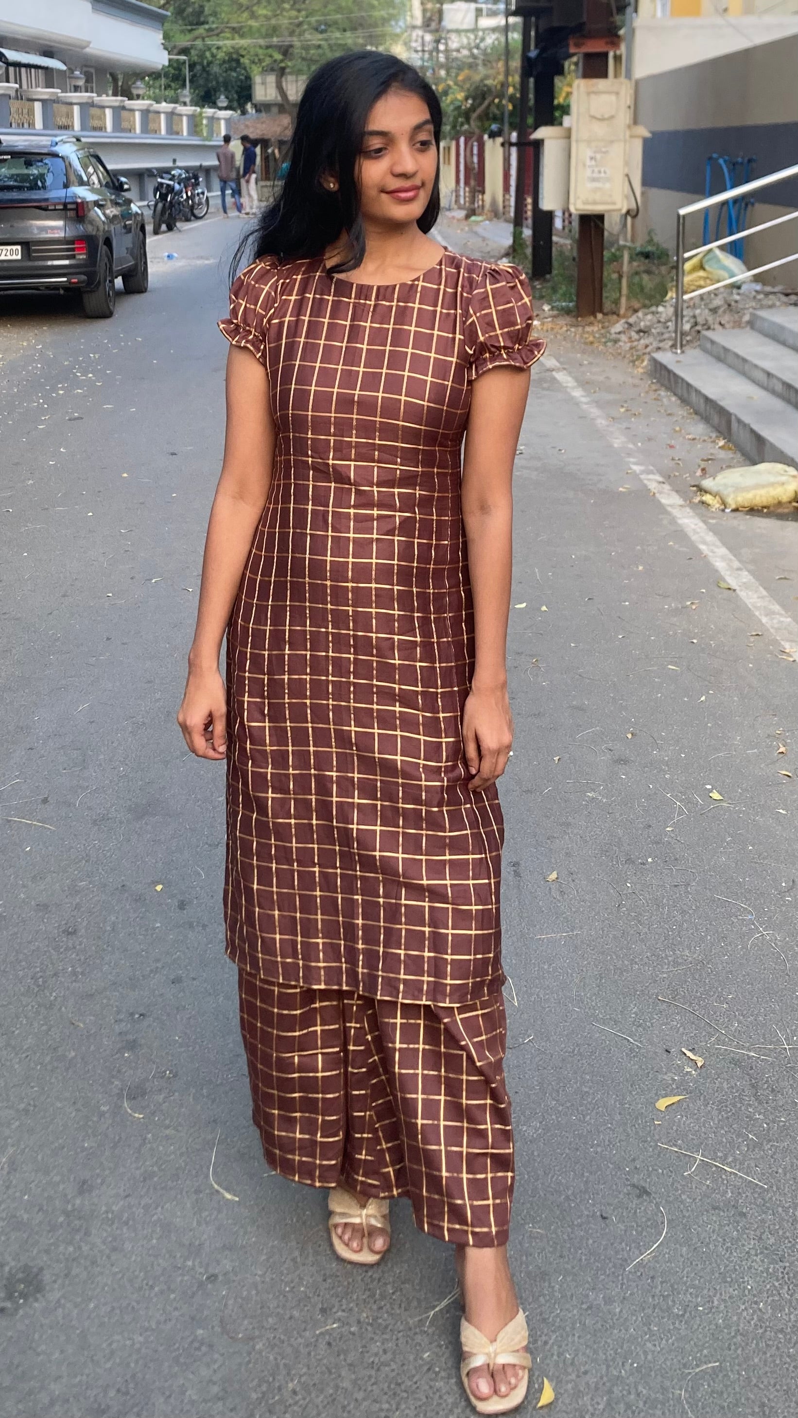 Cotton wide leg Co-ords
