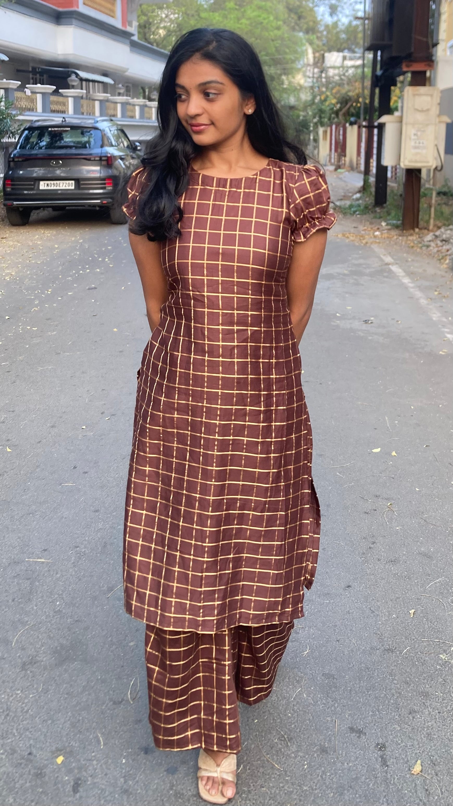 Cotton wide leg Co-ords