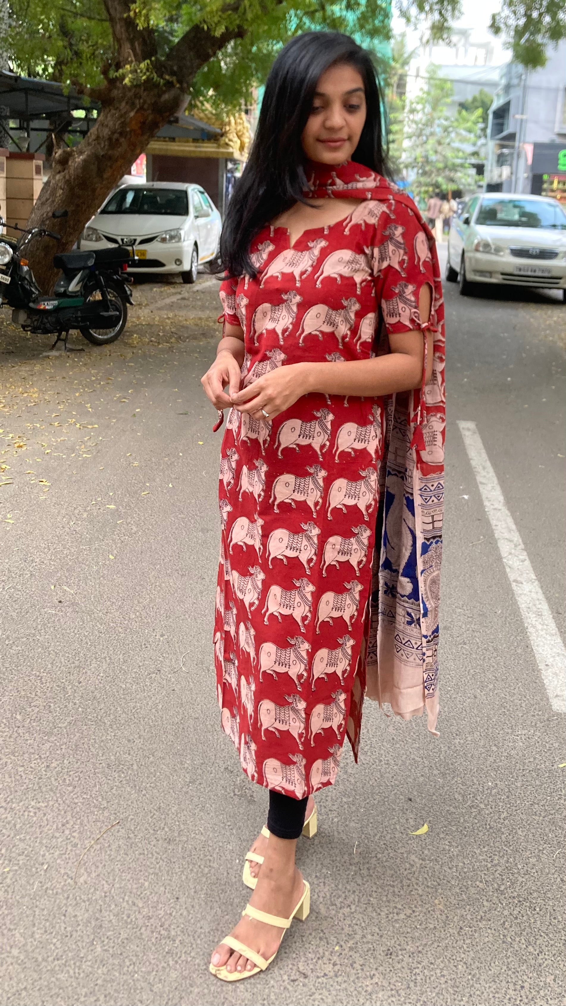 Kalamkari - Red