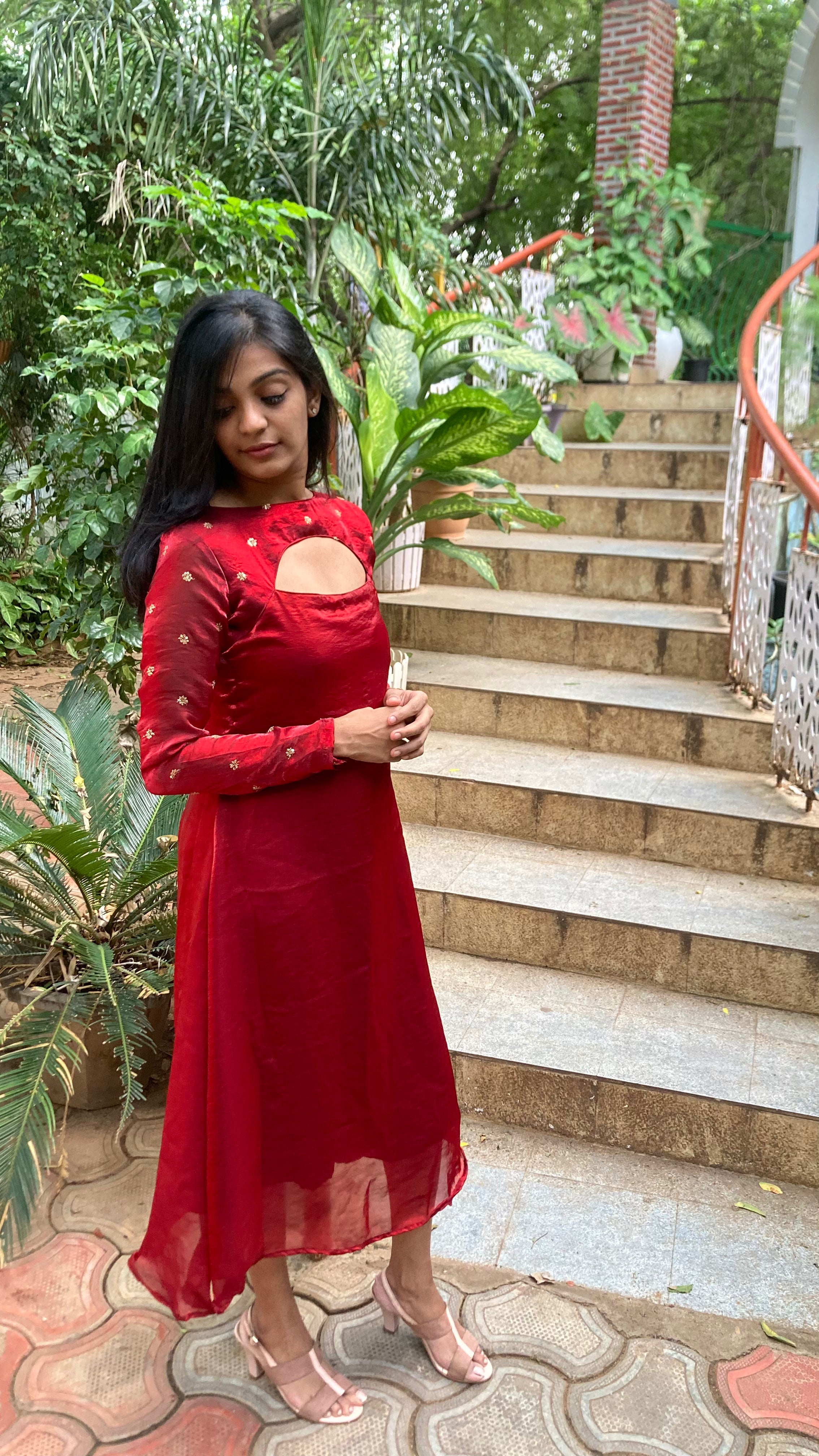 Fendy Space silk frock