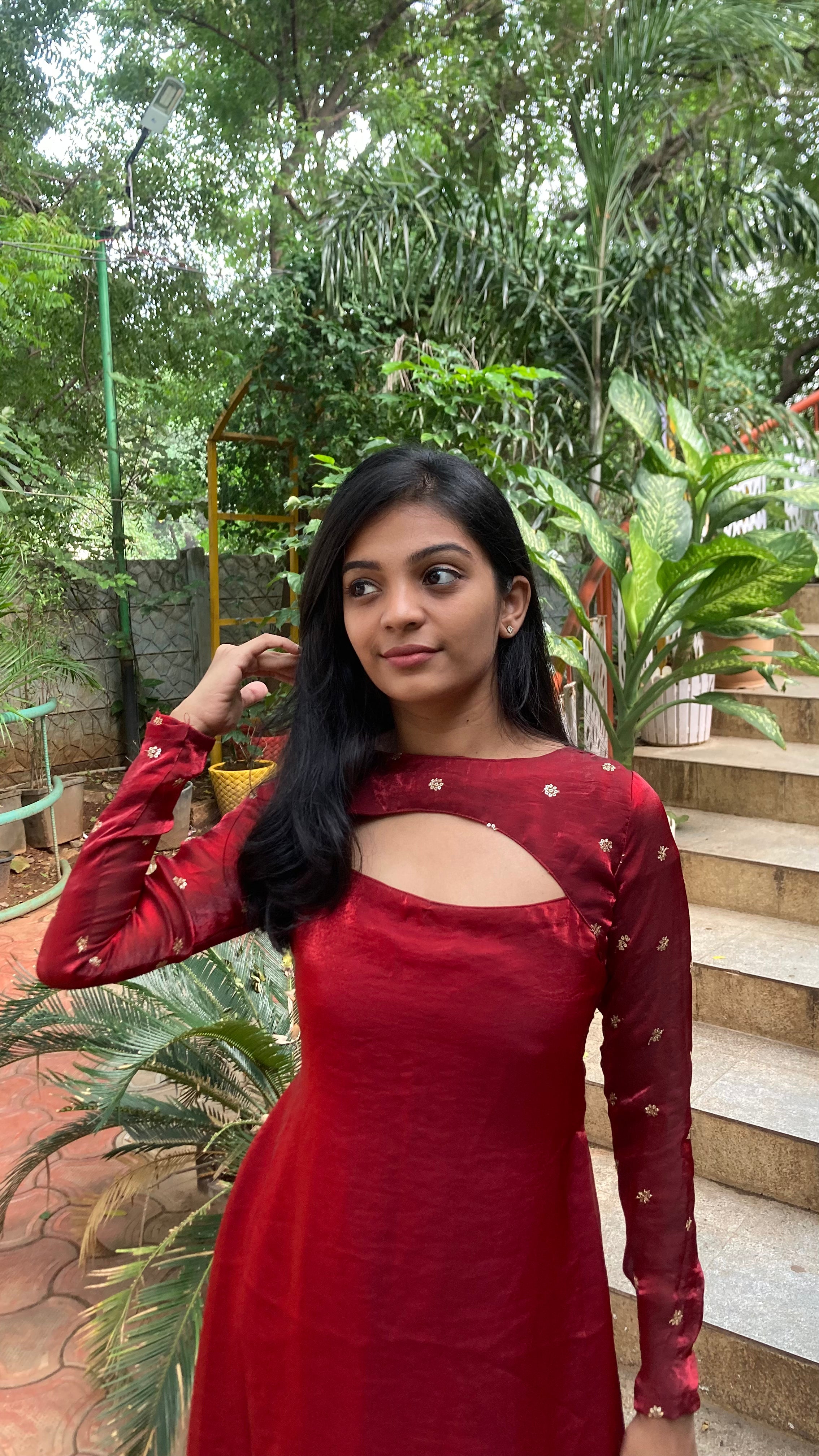 Fendy Space silk frock