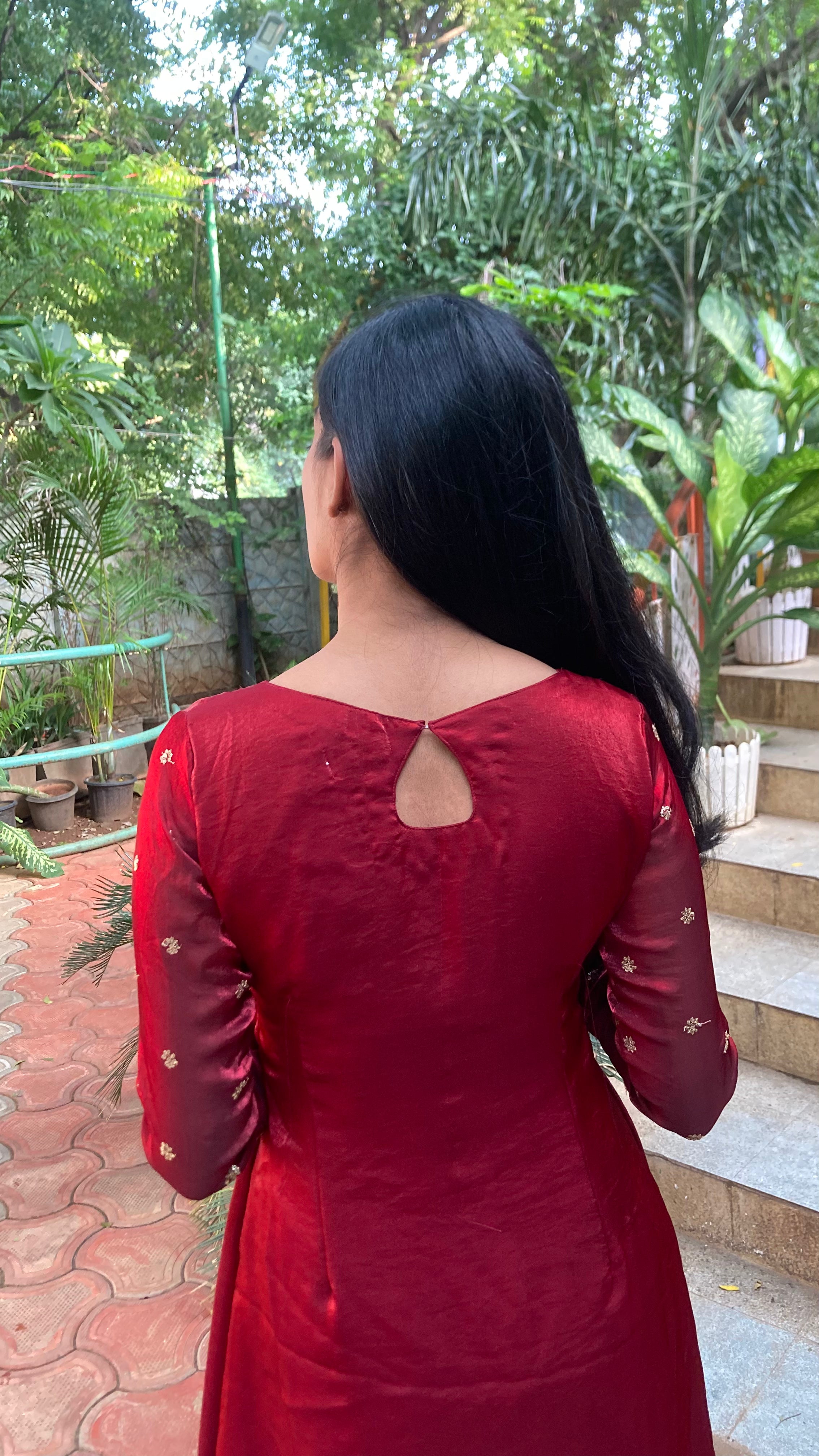 Fendy Space silk frock