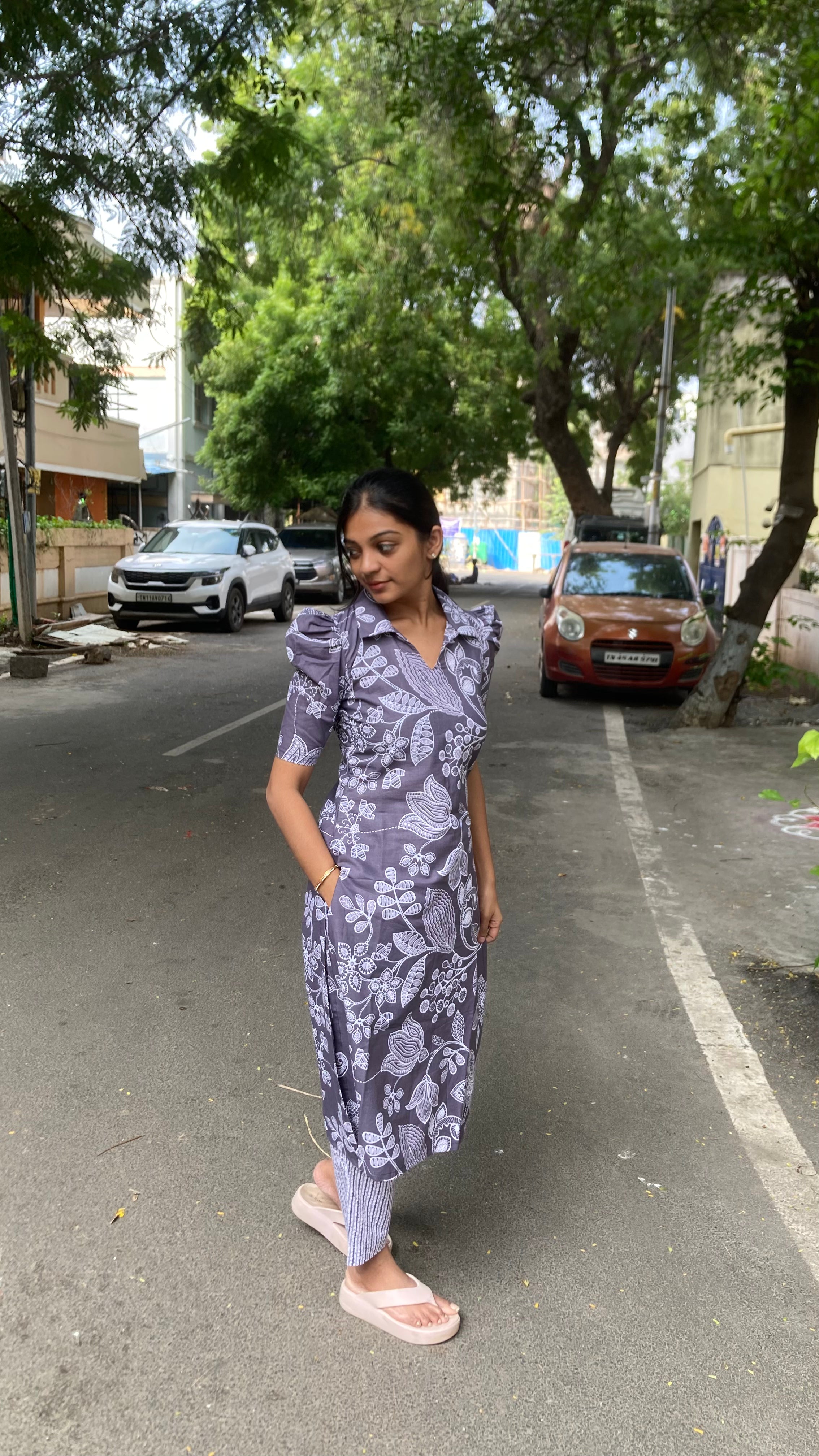 Cotton Co ords  Pants with double side pockets