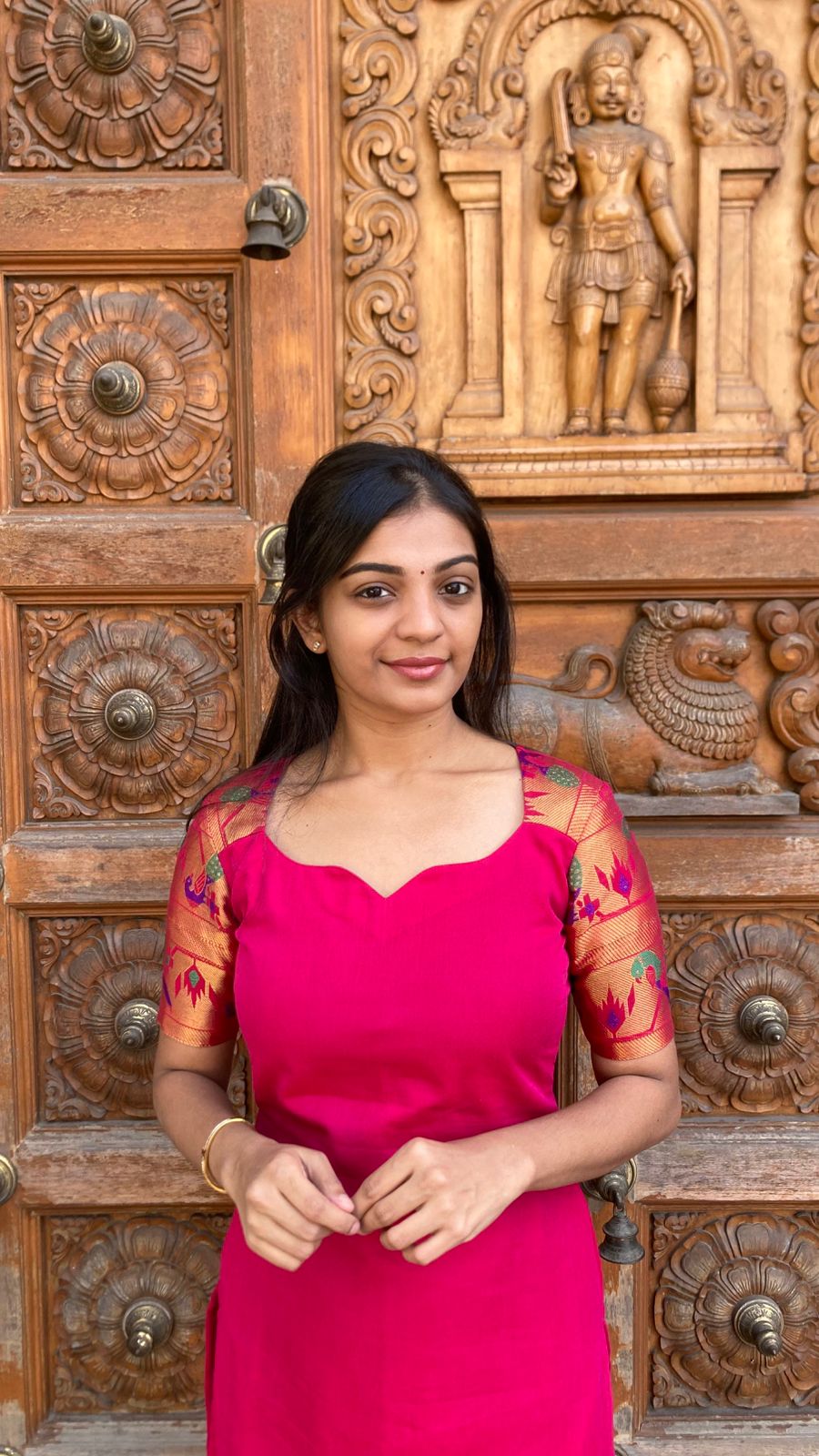 Pure handloom paithani zari weave 3 piece set